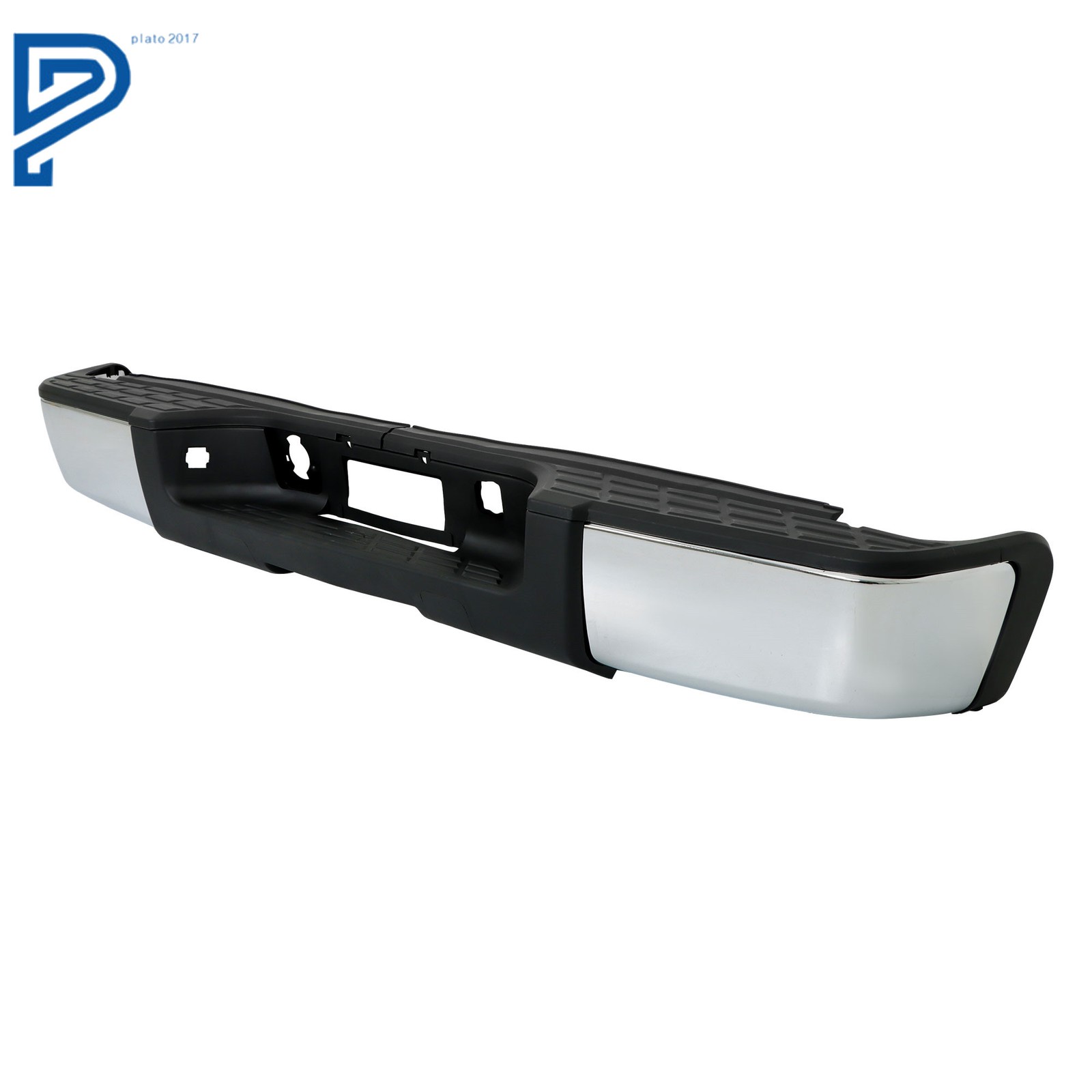 Chrome Rear Bumper Assembly For Chevy Silverado GMC Sierra 1500 2007-2013 2012