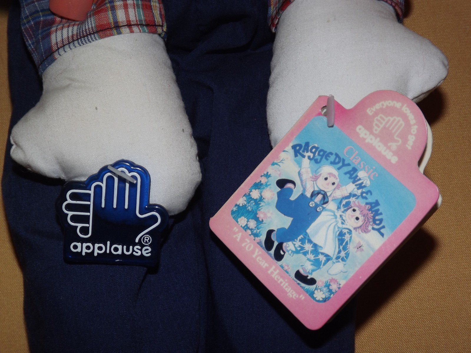 VINTAGE TOY 1991 JOHNNY GRUELLE 17" HIGH RAGGEDY ANDY DOLL