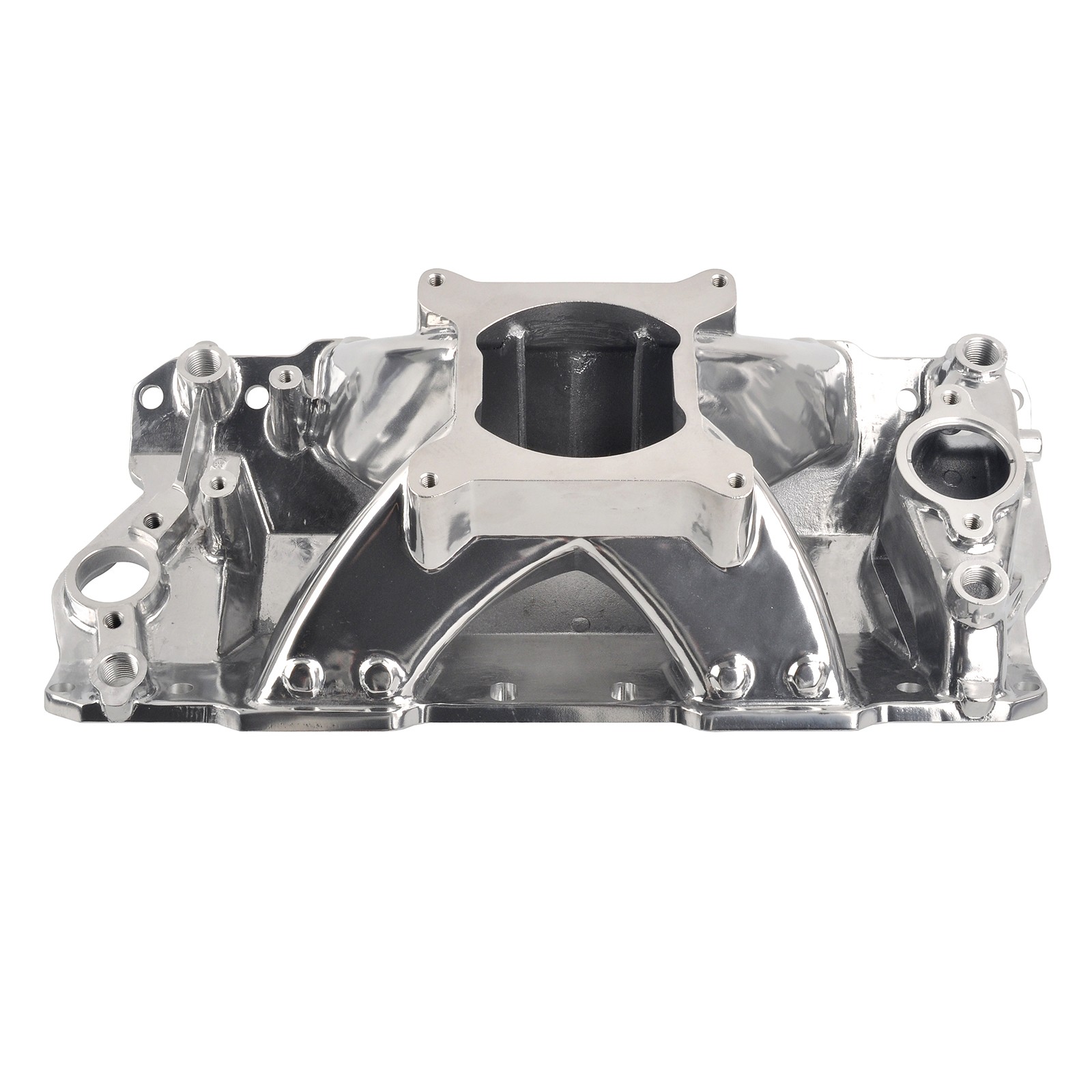 For 1957-95 Small Block Chevy SBC 350 400 Polished Single Plane Intake Manifold