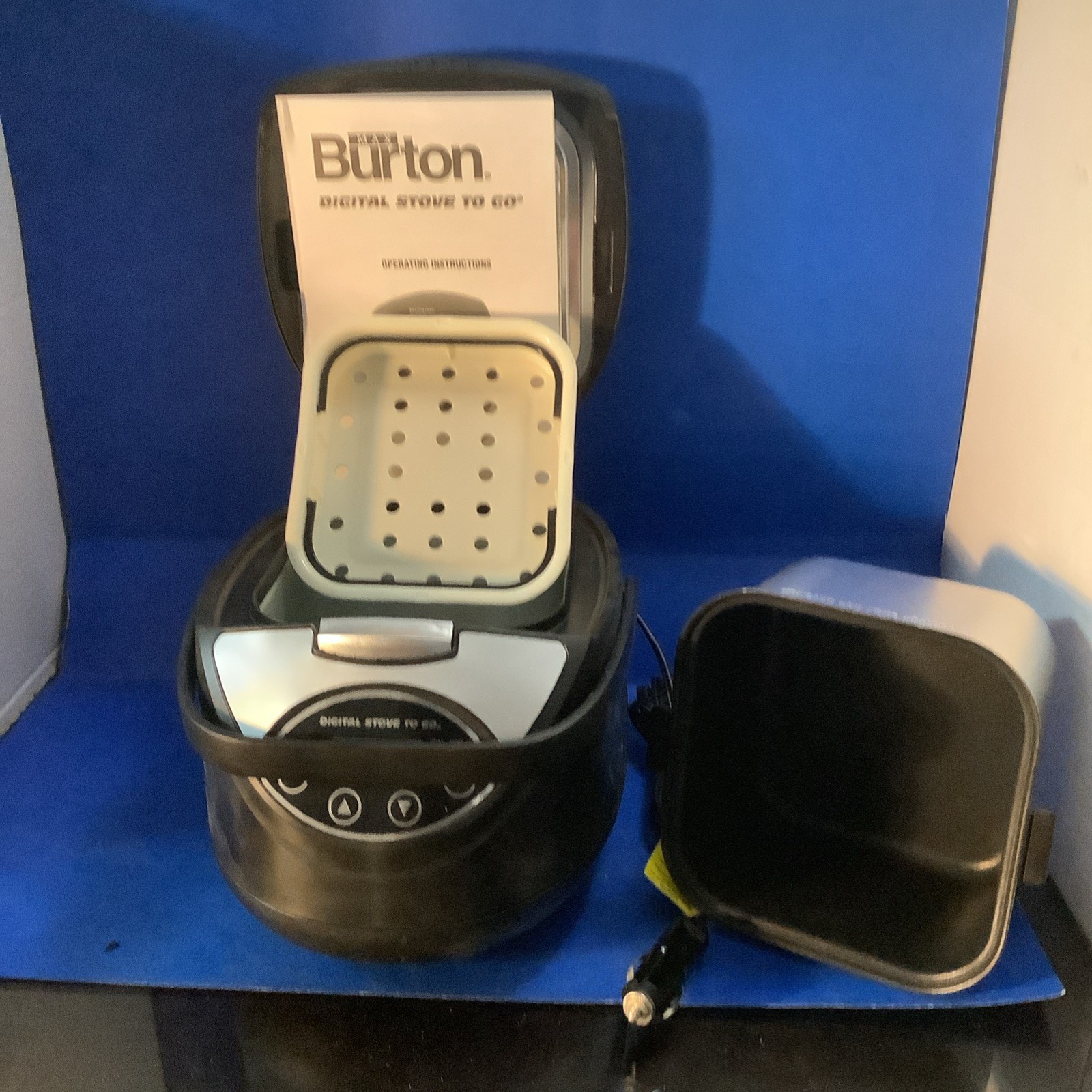 Max Burton Digital Stove To Go Model 6905 12 Volt Travel Camping Trucker