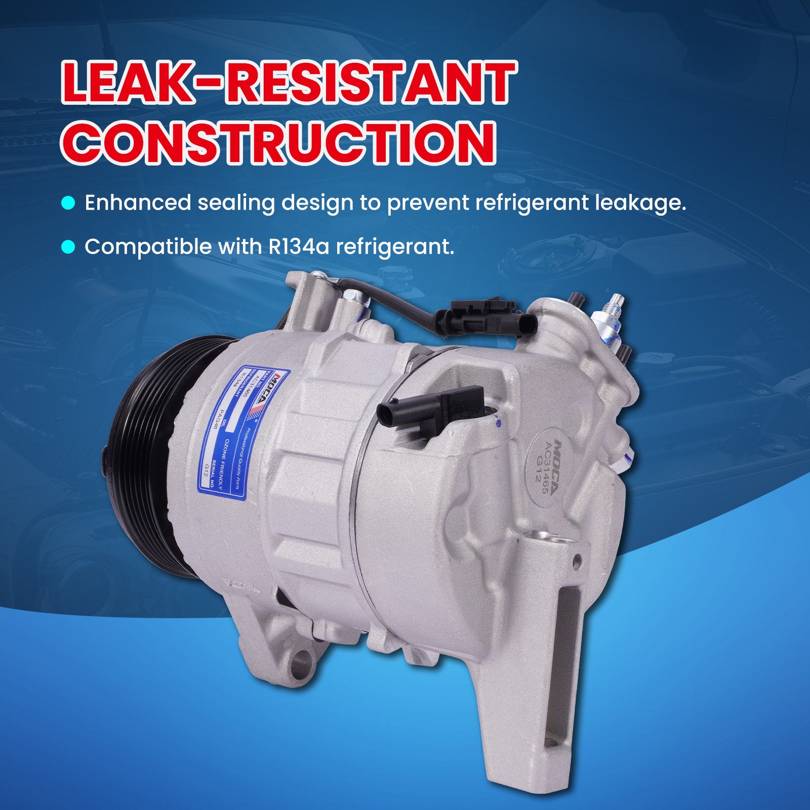 A/C Compressor for 13-24 Buick Enclave Chevy Traverse Cadillac XTS GMC Acadia