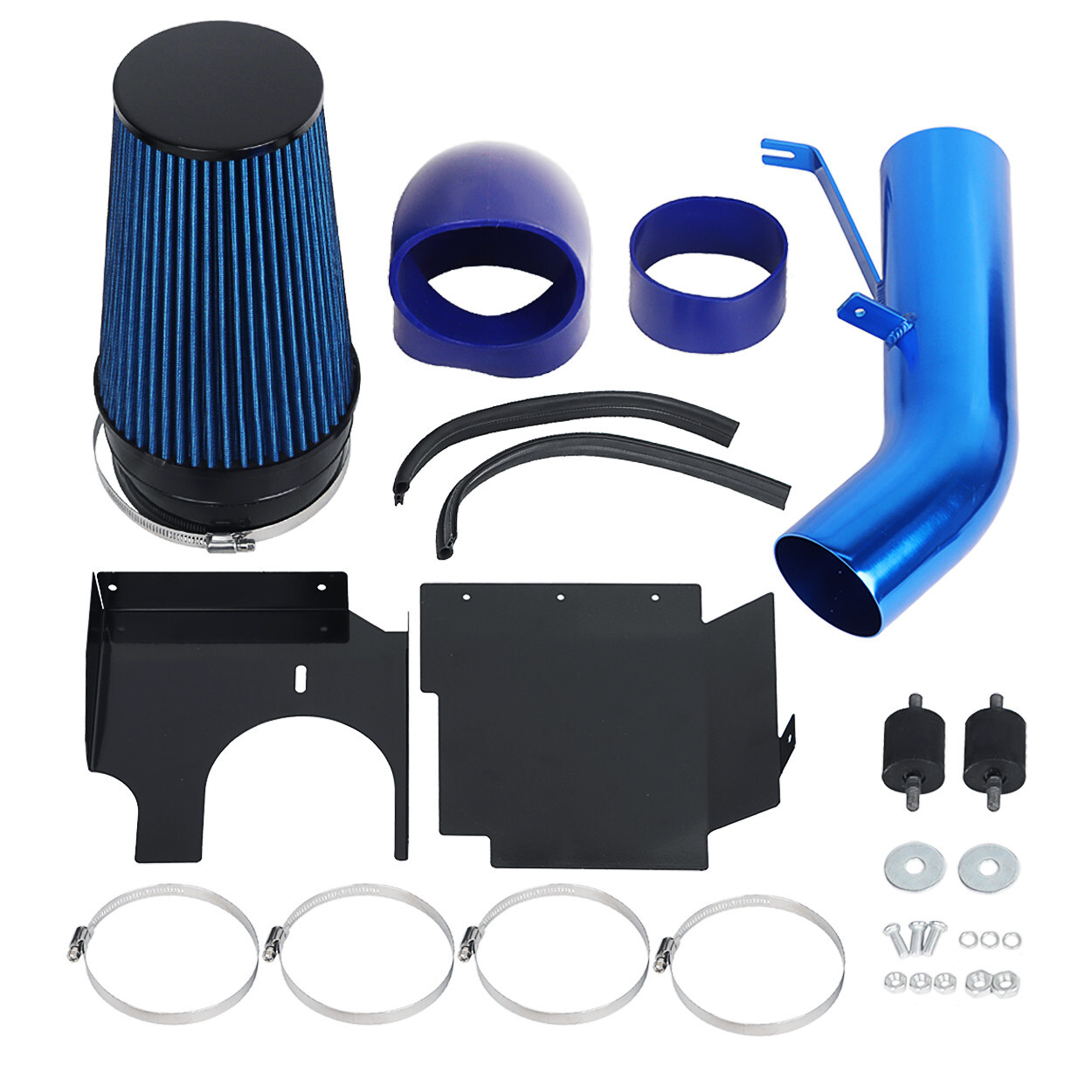 Cold Air Intake System Heat Shield Fit For 99-06 GMC/Chevy V8 4.8L/5.3L Blue