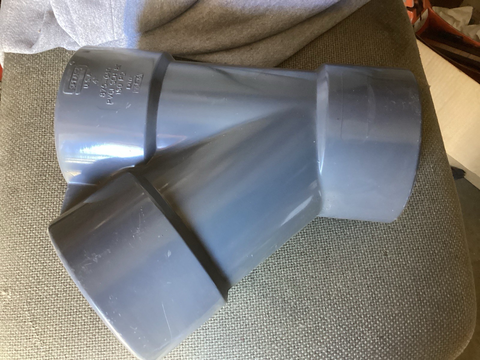 SPEARS 875-040 WYE 4 IN SCH 80 PVC 150 PSI