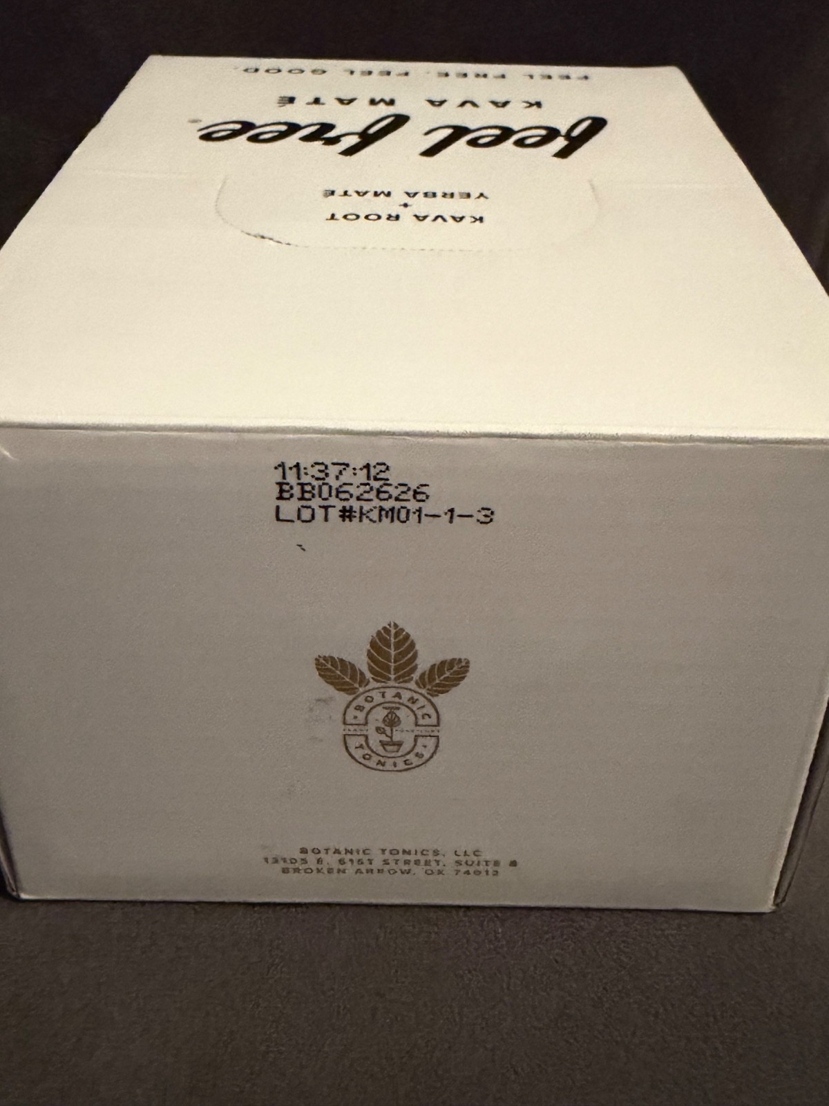 Feel Free Kava Maté 12-Pack 2oz Bottles by Botanic Tonics Exp 06/26 NEW