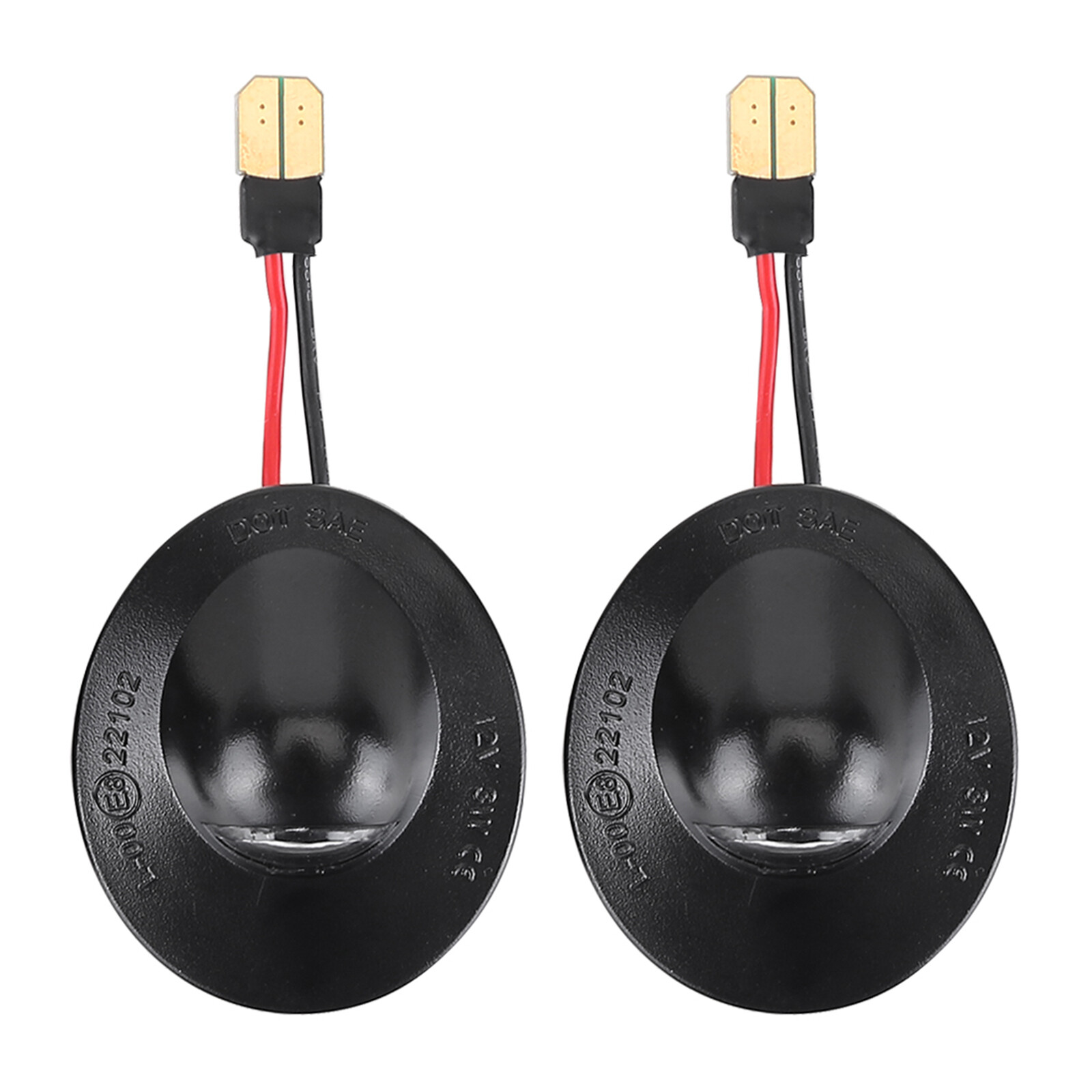 2X LED License Plate Light Rear Bumper Tag Assembly Lamp For Ford F150 F250 F350