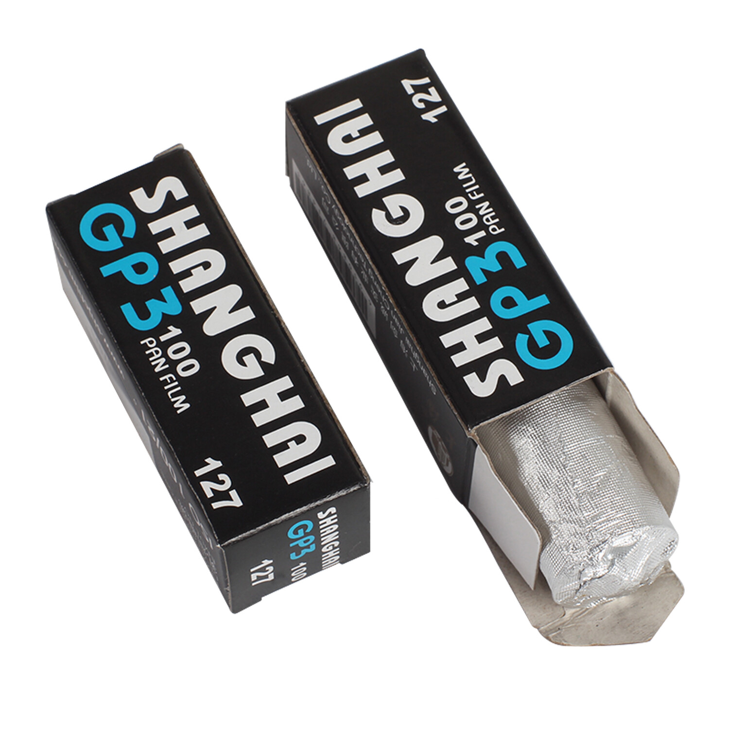 2 Rolls Shanghai GP3 127 Black & White ISO 100 Roll Film Negative Fresh