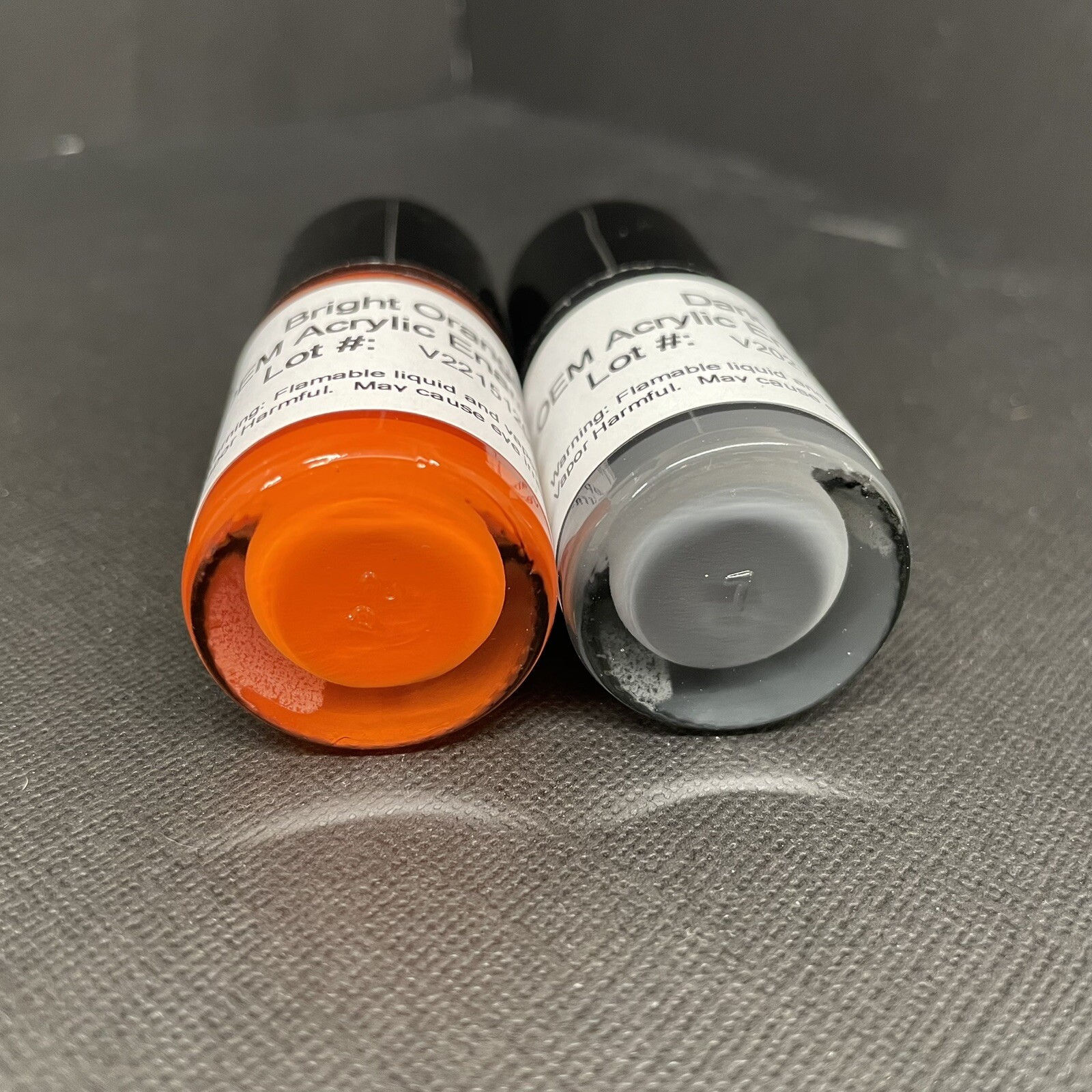 Kubota Orange II & Dark Grey, Touch-Up Paint Kit, w/ Micro Brush New Orange 2