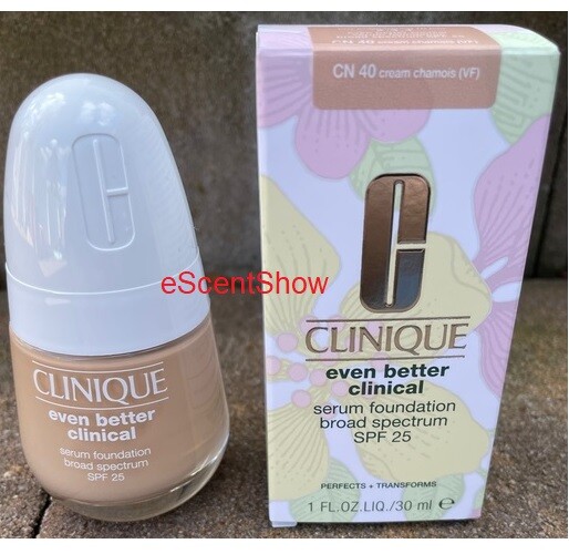 CLINIQUE EVEN BETTER CLINICAL SERUM FOUNDATION SPF 25 MAKEUP 1 OZ 30 ML NIB $48
