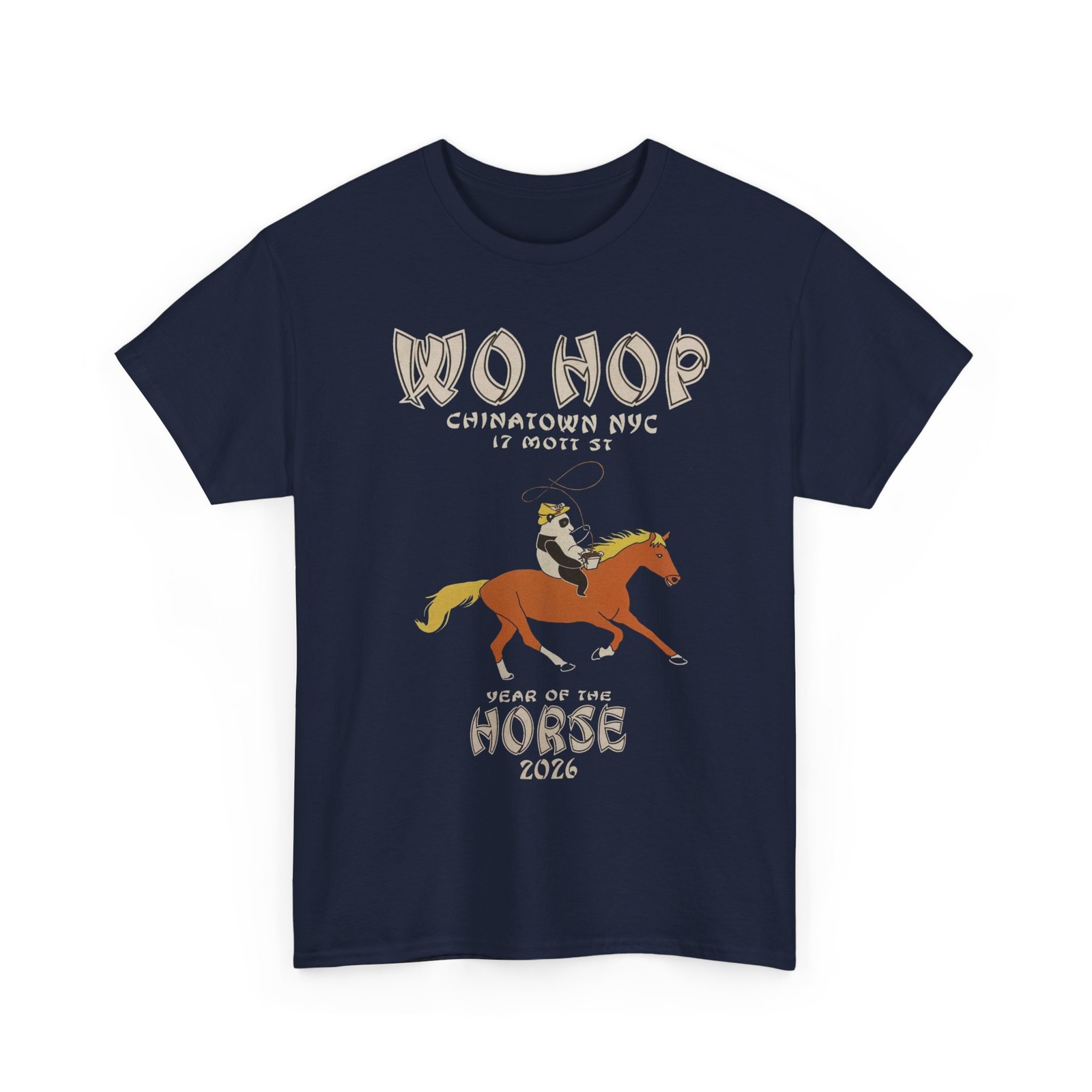 Wo Hop Chinatown NYC 2026 Year of the Horse T-shirt