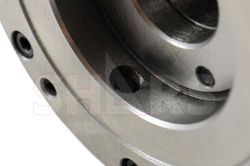 8" 3 Jaw Adjustable Self Centering Lathe Chuck + .0005" TIR Certificate NEW XL[