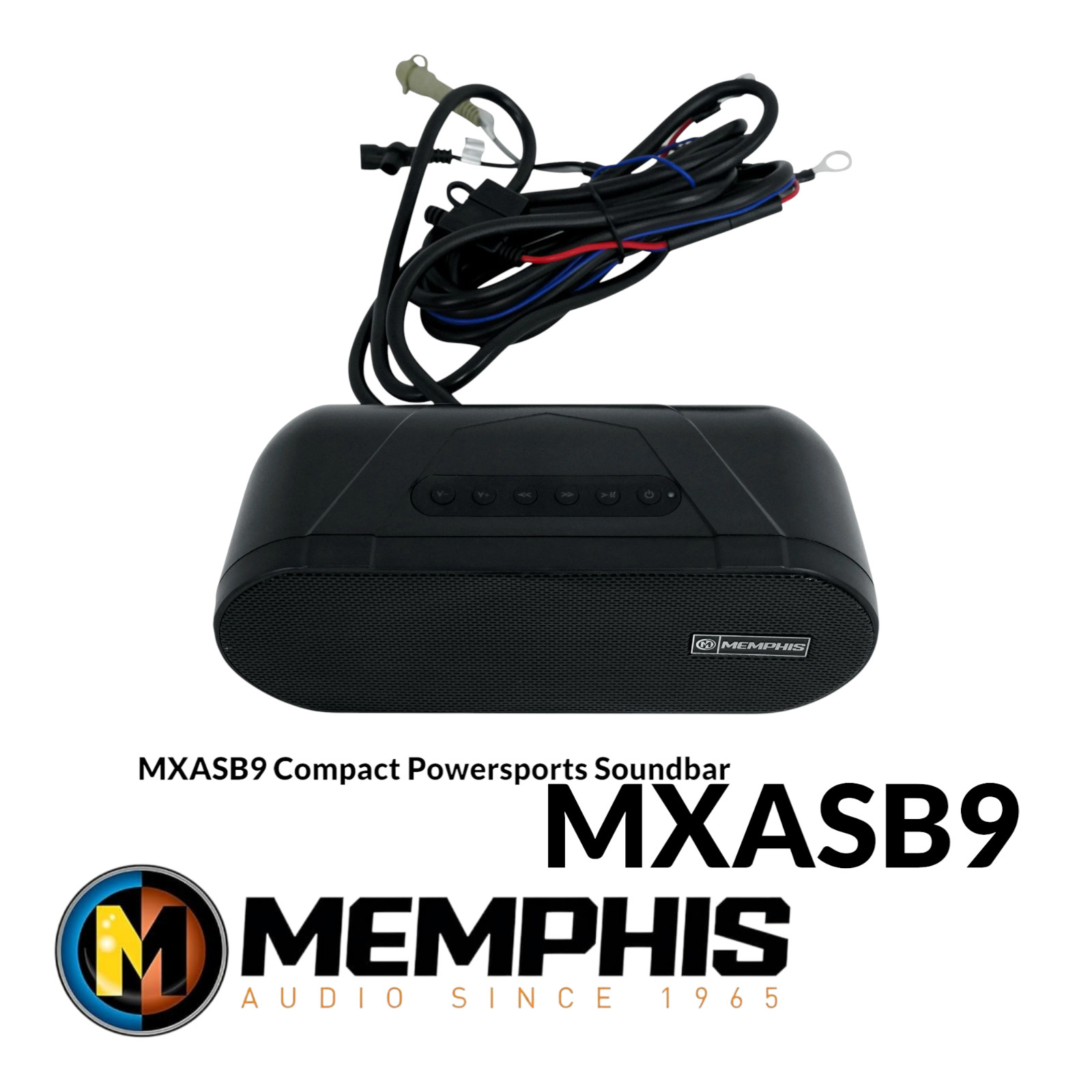Memphis Audio MXASB9 Powersports amplified sound bar with Bluetooth®
