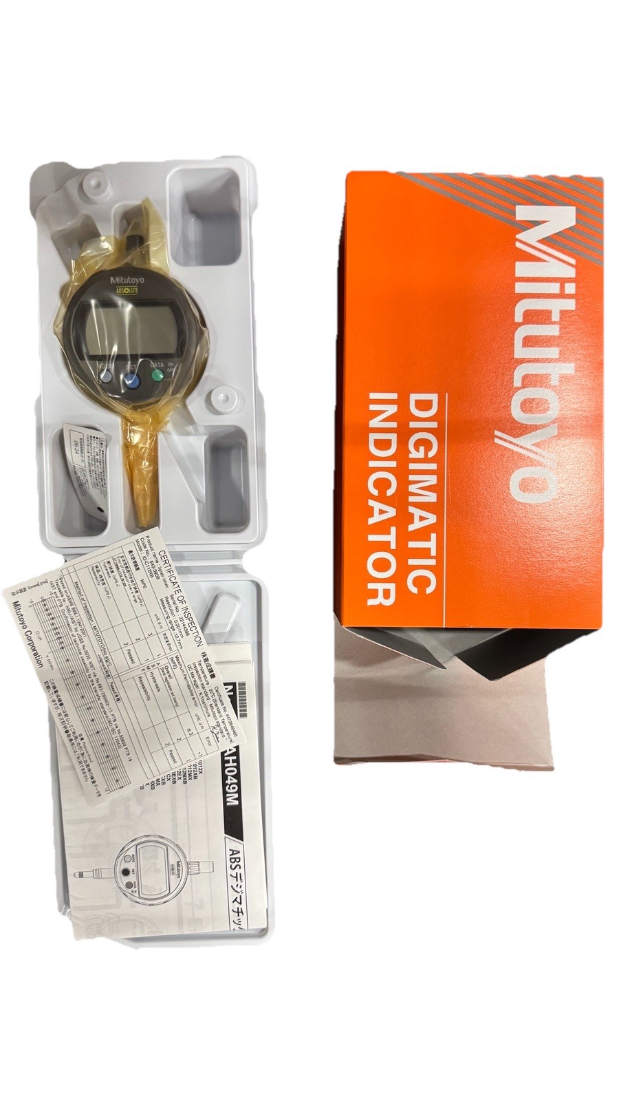 Mitutoyo 543-390B Digital Indicator 0-12.7mm/0.001mm 0-0.5”/0.00005” ID-C112XB