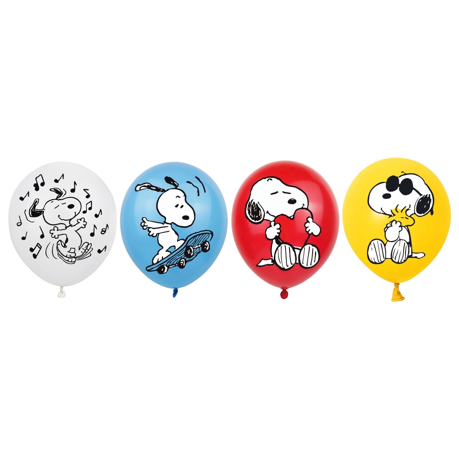 Snoopy Birthday Party Supplies Set with Balloons and Banner