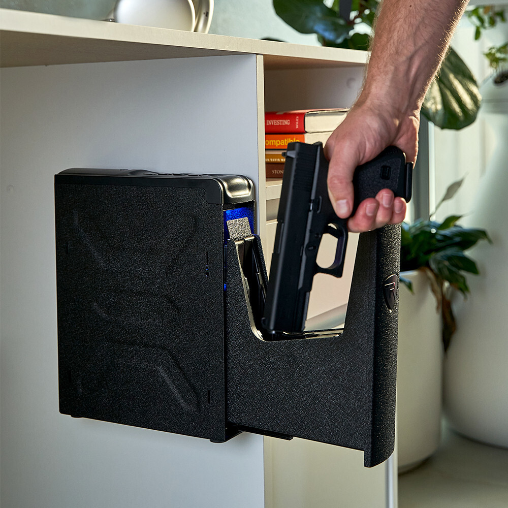 RPNB Biometric Gun Safe for Nightstand Desk Bed Side , Open Box