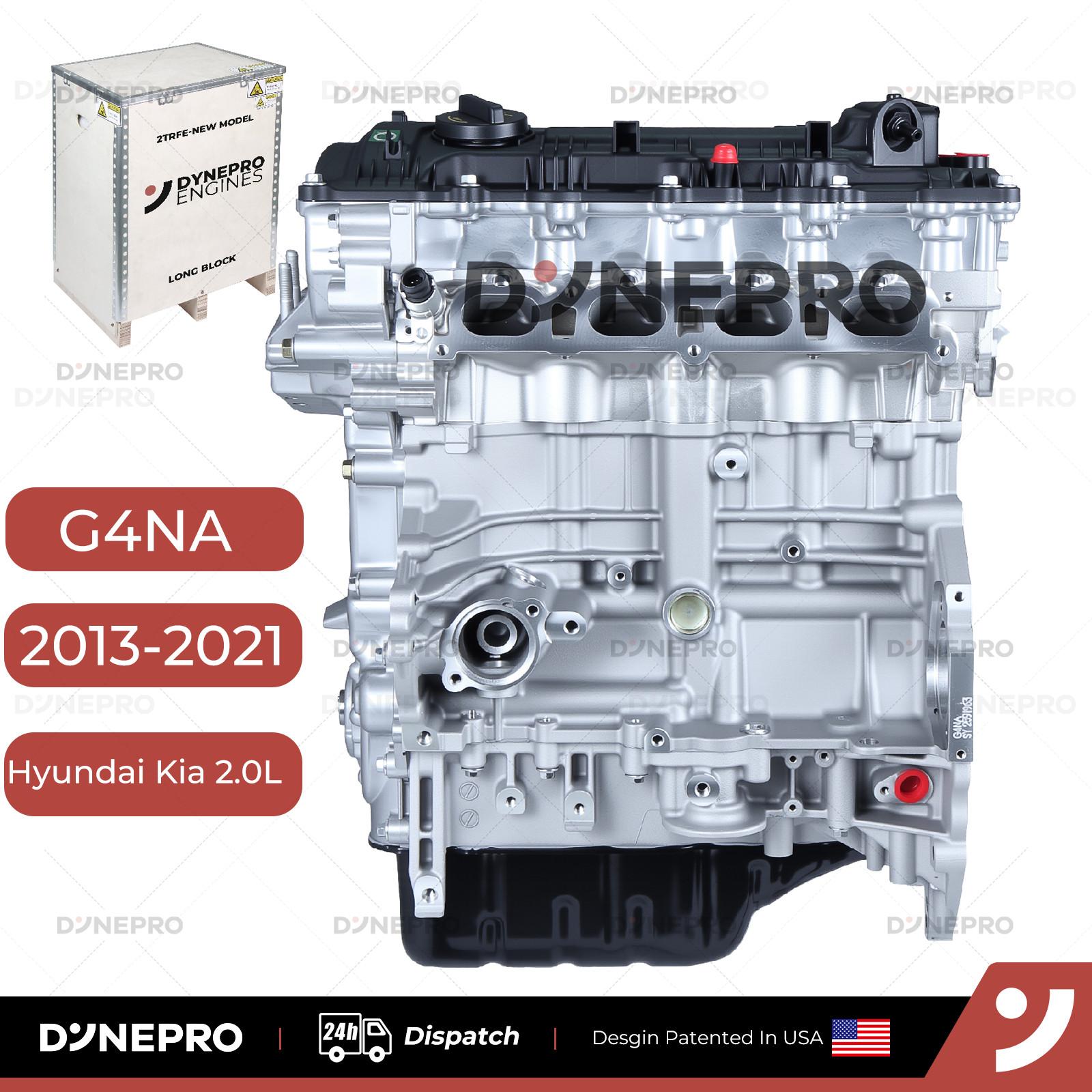G4NA 2.0L Long Block Engine For 2014-2019 Hyundai Tucson Elantra Kia Soul GAS