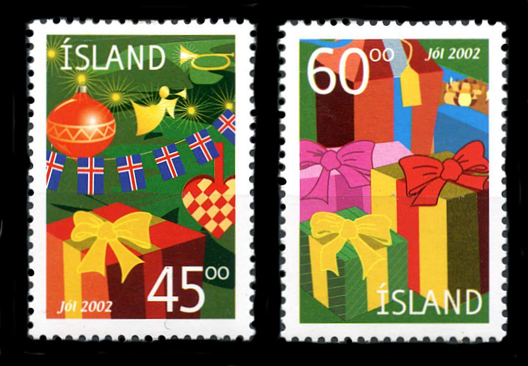 Iceland: 2002 Christmas Issues (980-981) MNH