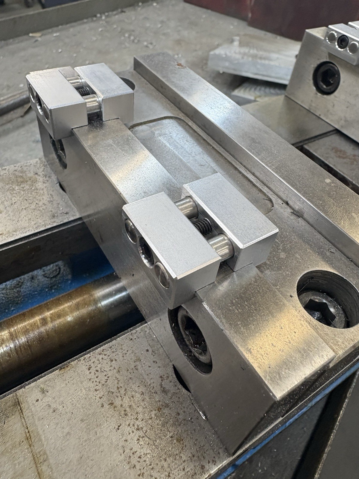 Set Of 4 Aluminum Machine Shop Vise Stops