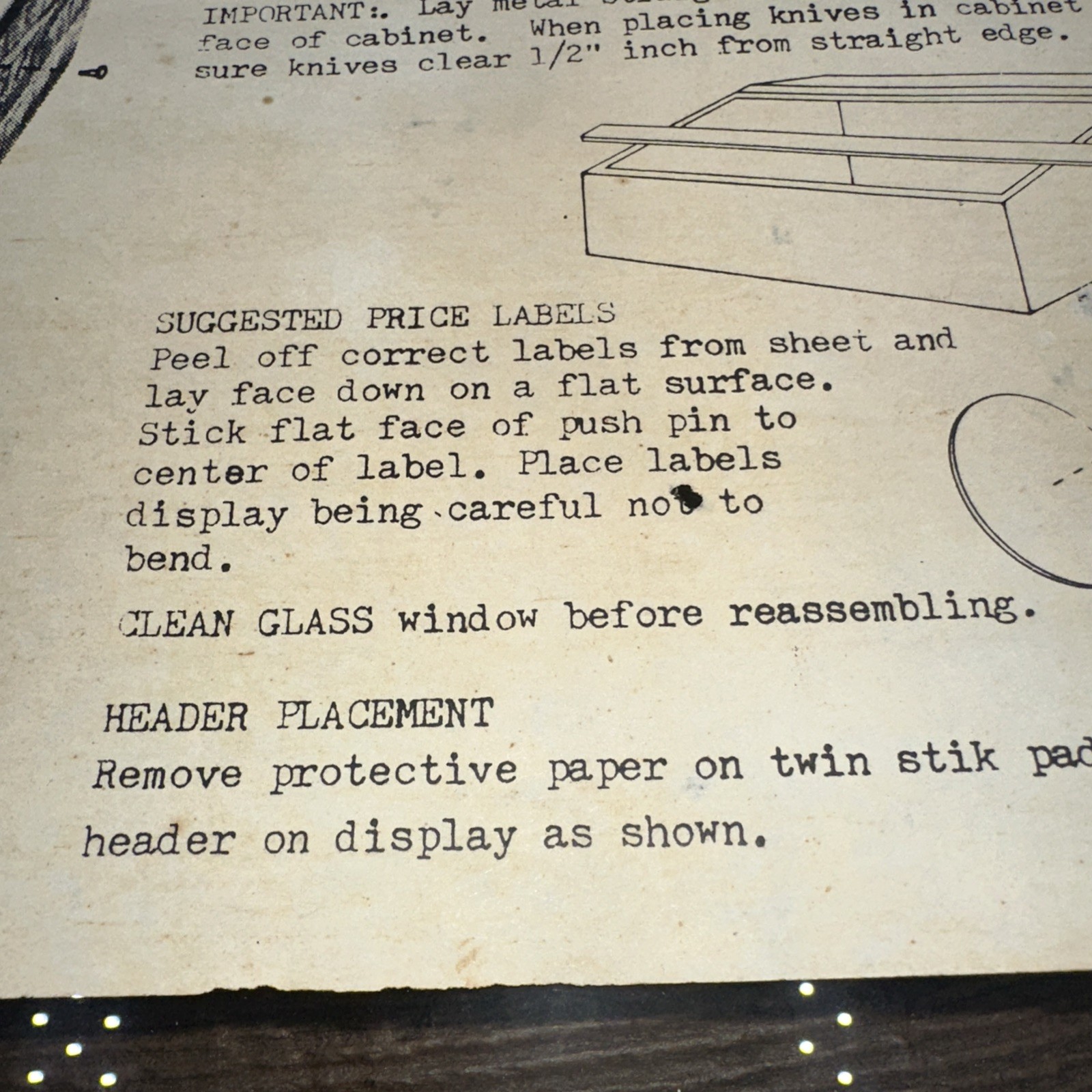 Boker Knife Display Cabinet With Instructions Original Parts & Locking Door