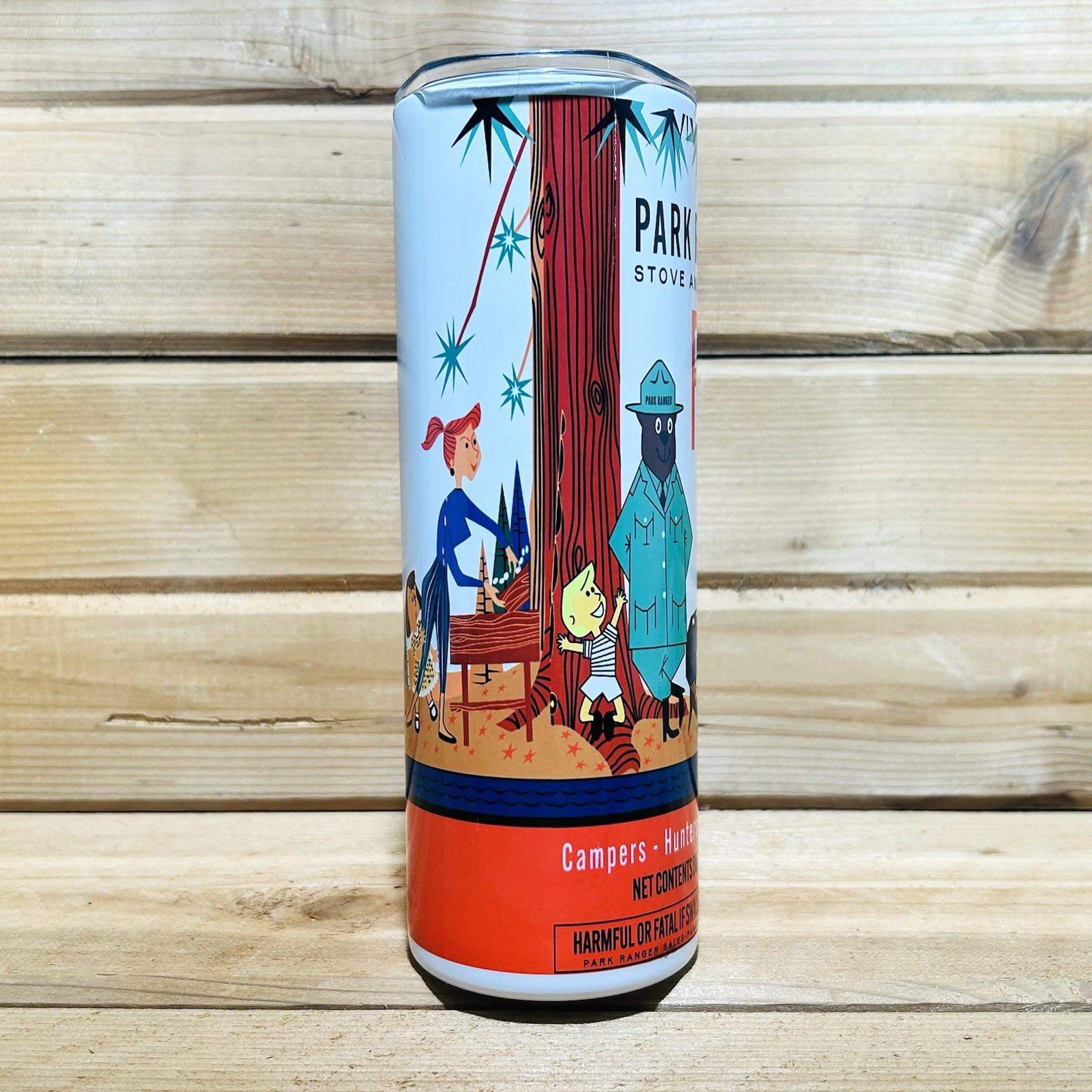 Park Ranger Coleman Lantern Fuel Can Designed Insulated Coffee Tumbler w/ Straw