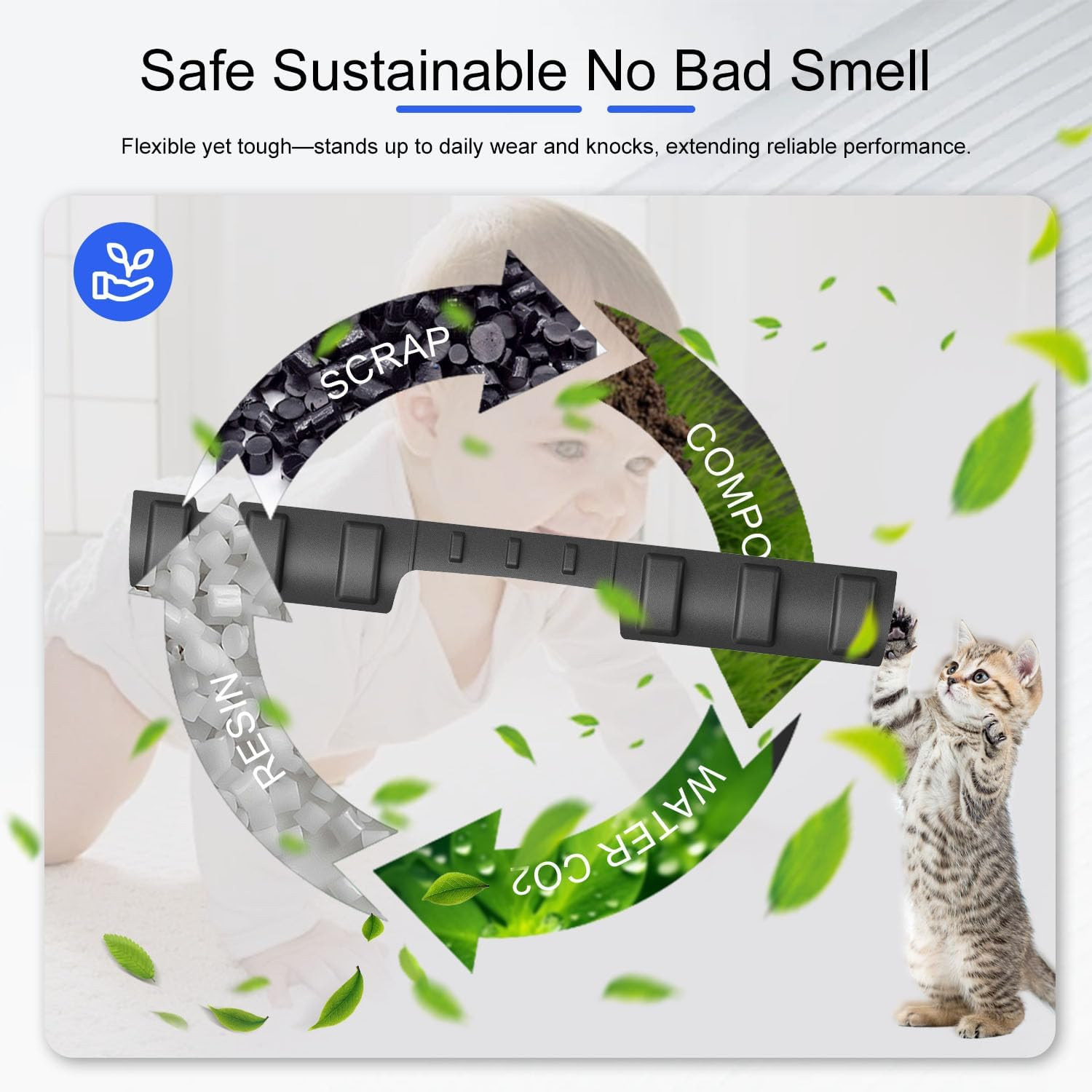 Rear Roof Protector Compatible with 2009-2018 Dodge Ram 1500 Truck Cab Roof Cove