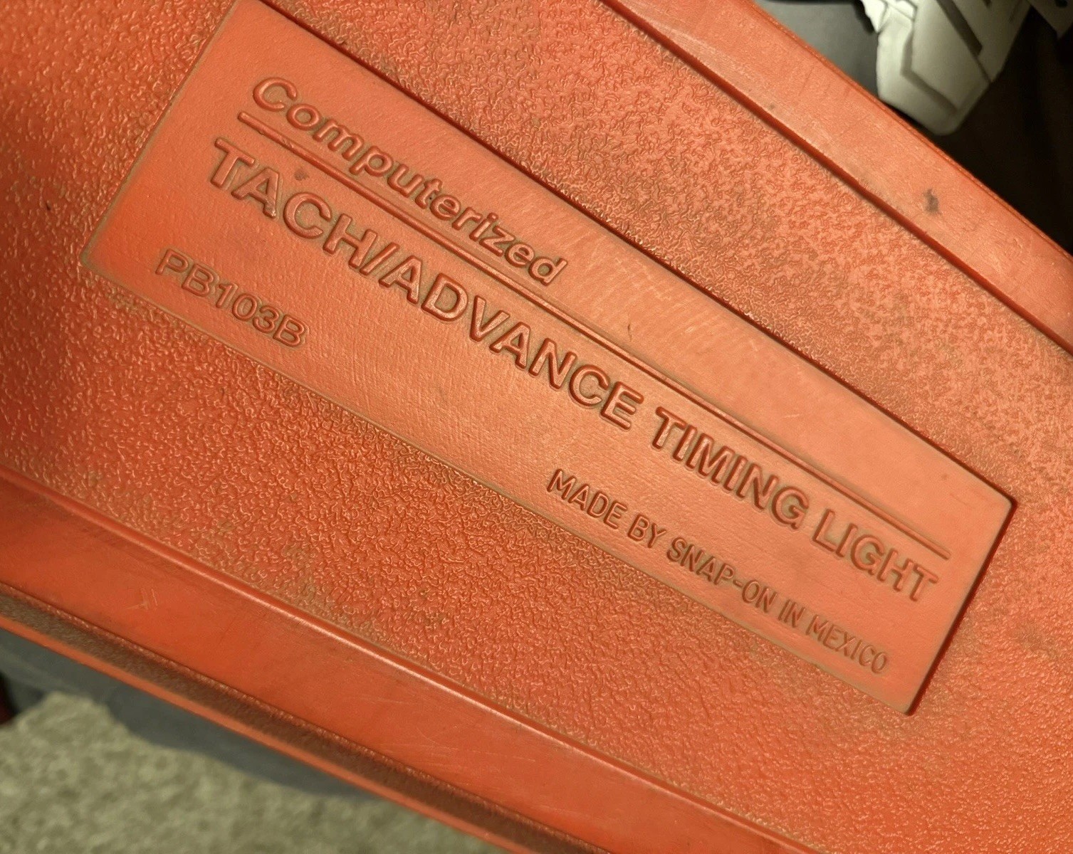 Snap On Timing Light Vintage Automotive Tested Pb103b Tach/advance Computerized