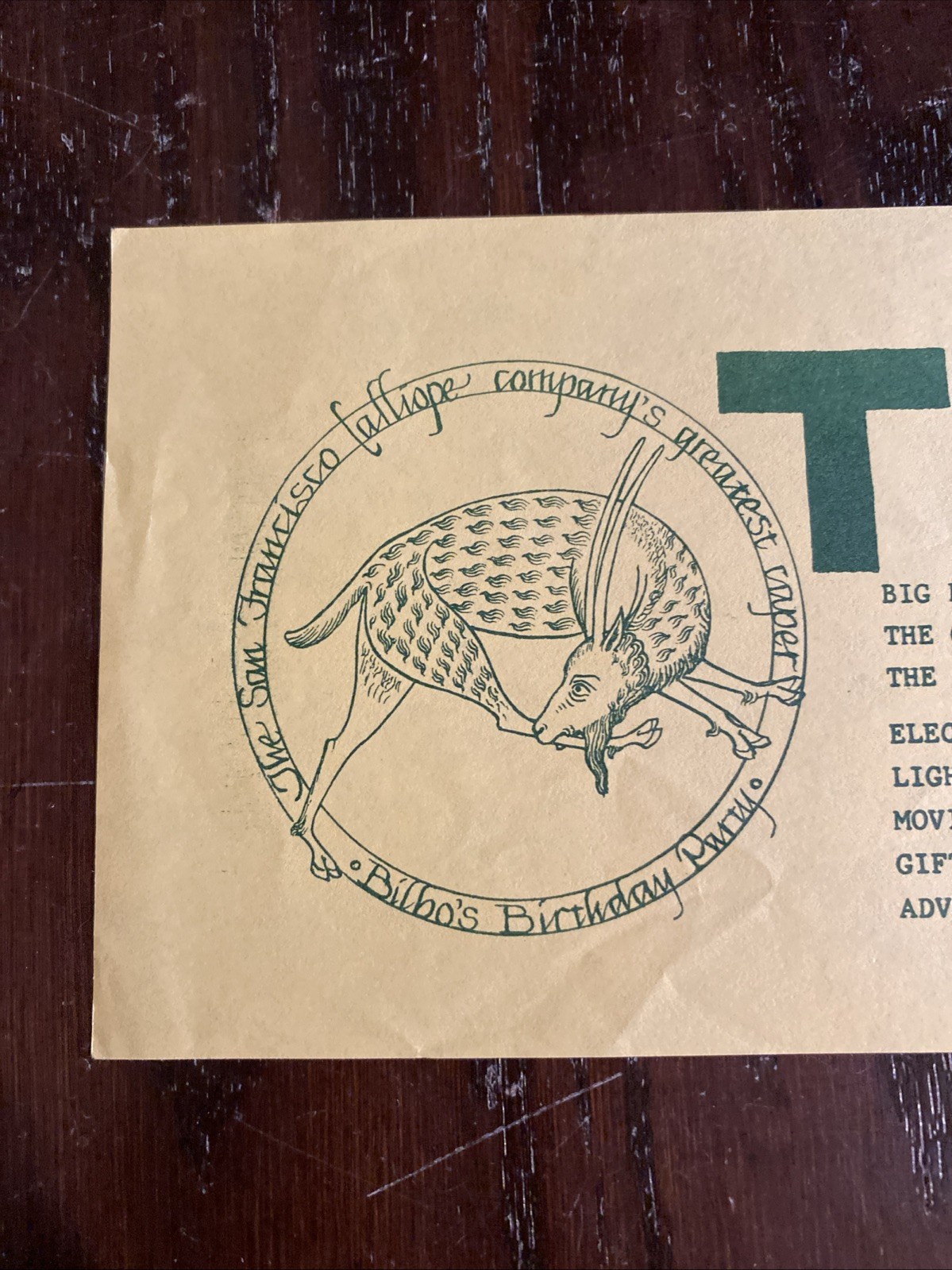 Big Brother Joplin Great Society Handbill Flyer 1966 California Hall AOR 2.156