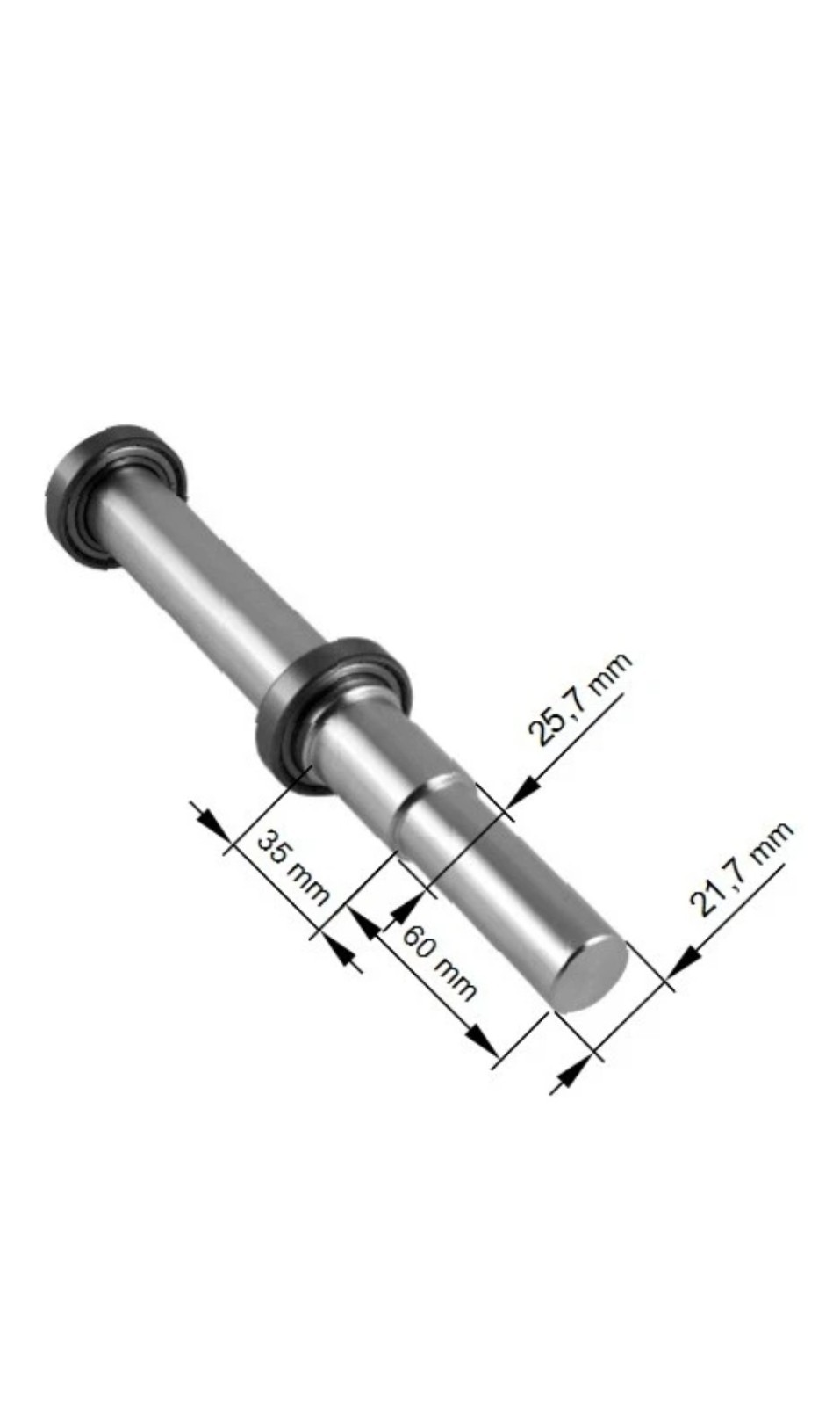 ConStands 106607 Ducati Paddock Stand Pin Adapter 25.7/21.7mm Single Sided Swing