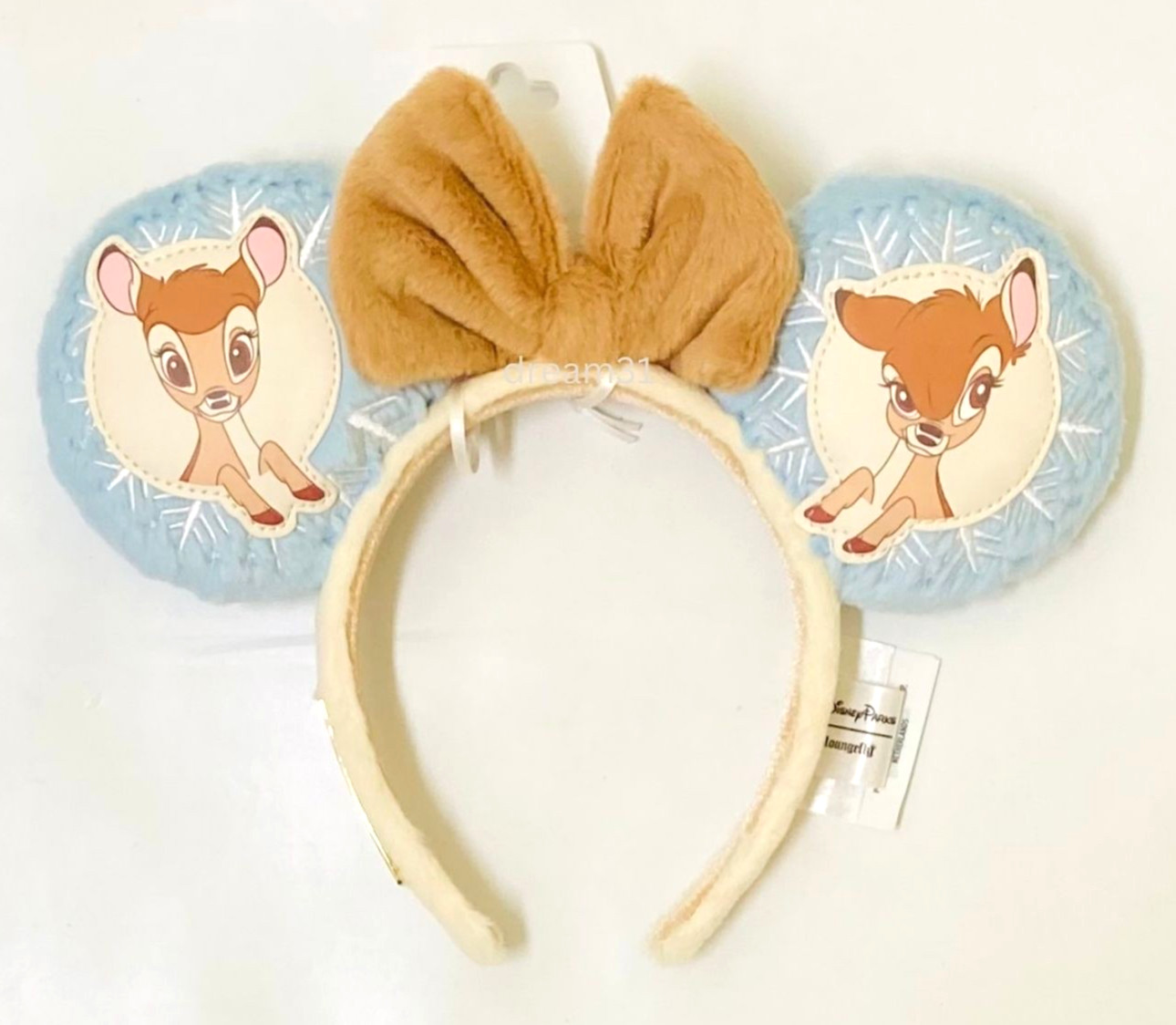 BNWT Disney Loungefly Bambi Pastel Minnie Mouse Ears Headband Adult