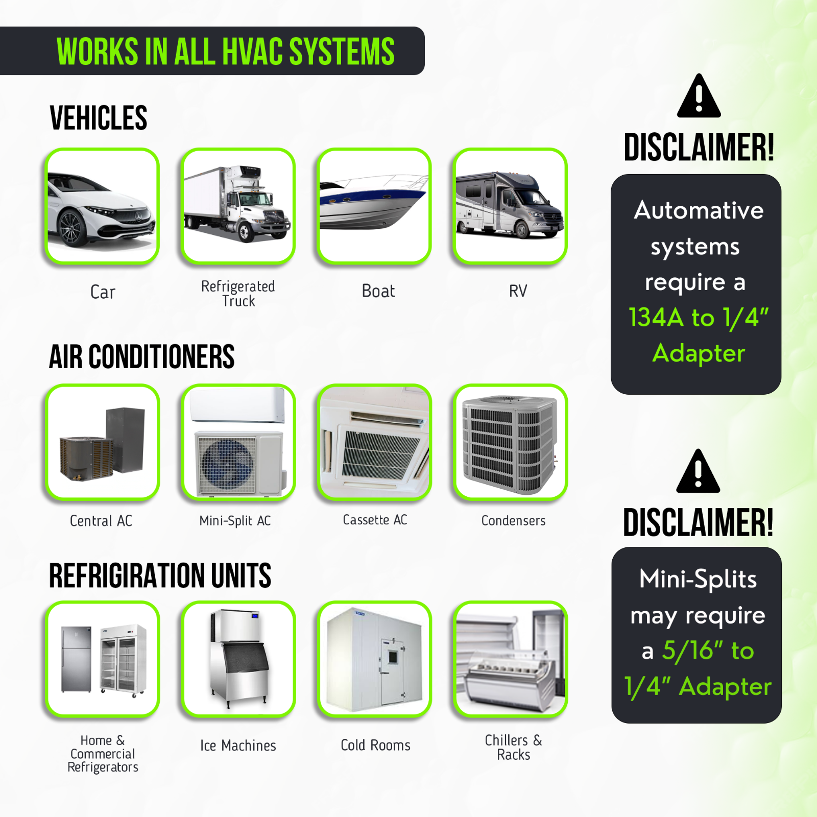 Leak Saver Direct Inject Refrigerant Leak Sealer 3 Pack HVAC & Automotive