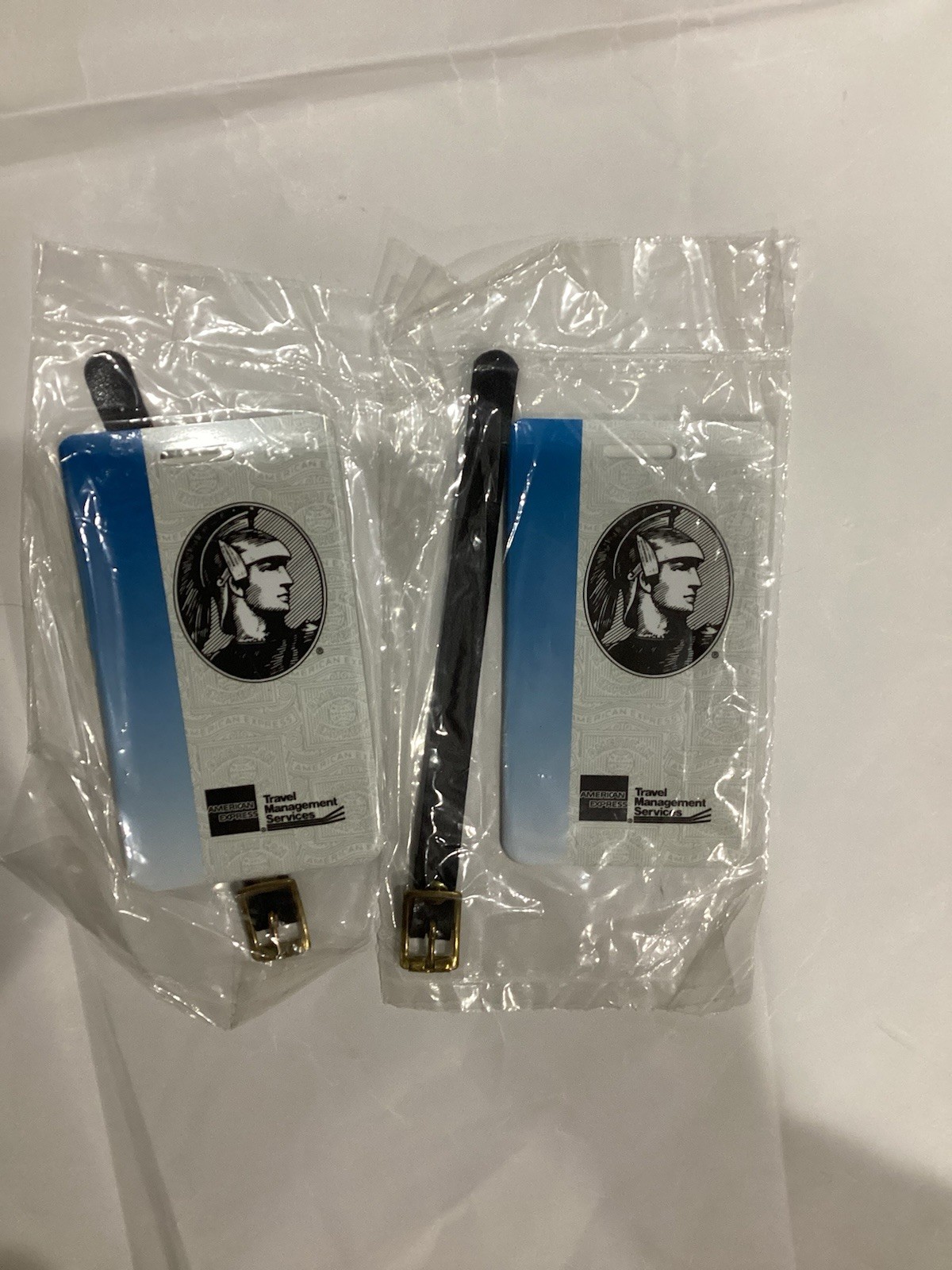 2 - American Express Luggage/ Bag/Golf/traveling Identification Tags - NEW