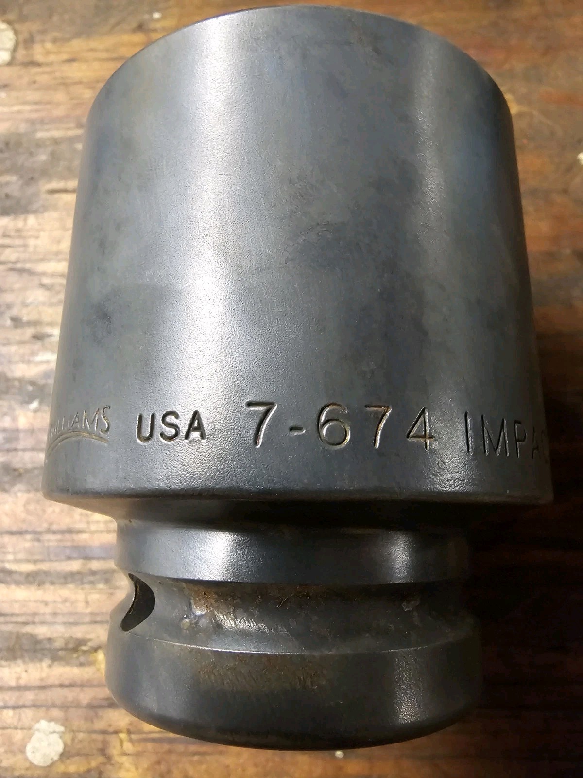 WILLIAMS 7-674 2-5/16" X 1" DRIVE IMPACT SOCKET USA 2-5/16 1 PROTO