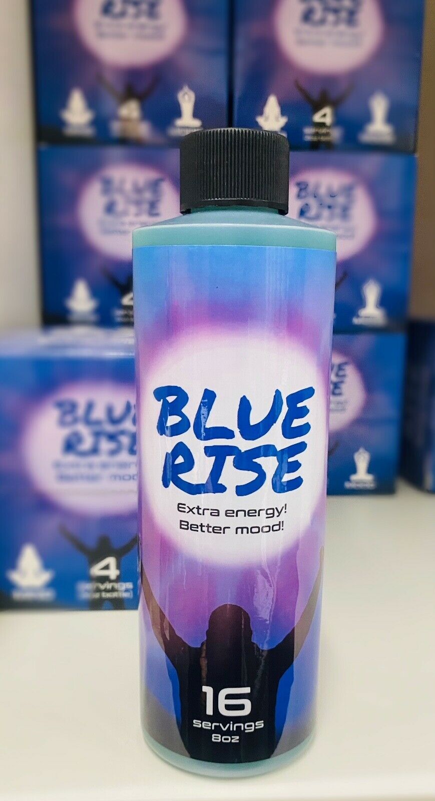 Blue Rise Energy Similar to RedDawn Energy 8oz bottle 2 Bottles