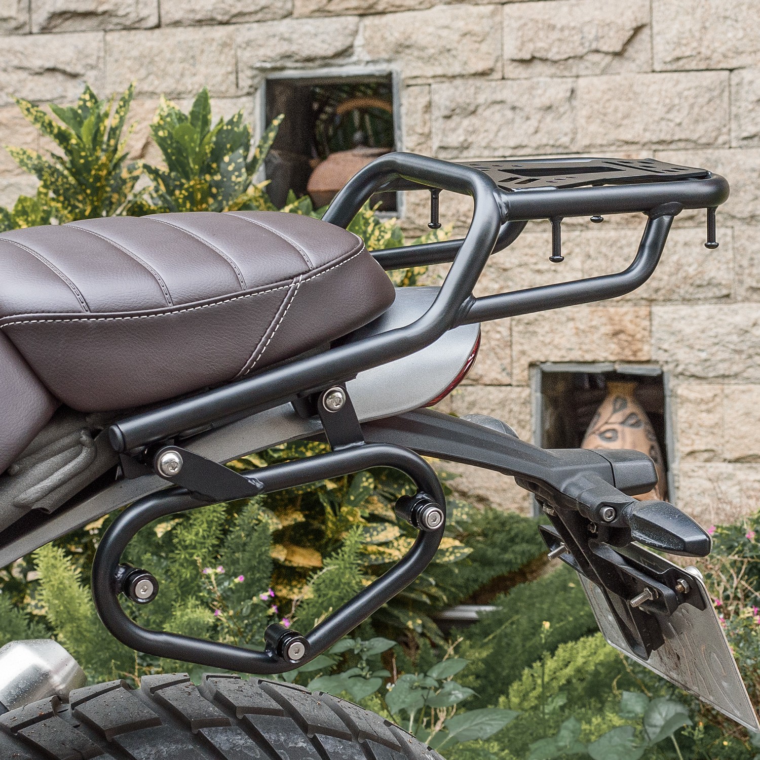 WOLFLINE Luggage Rack For Triumph Speed 400 Scrambler 400X Rear Carrier Bracket