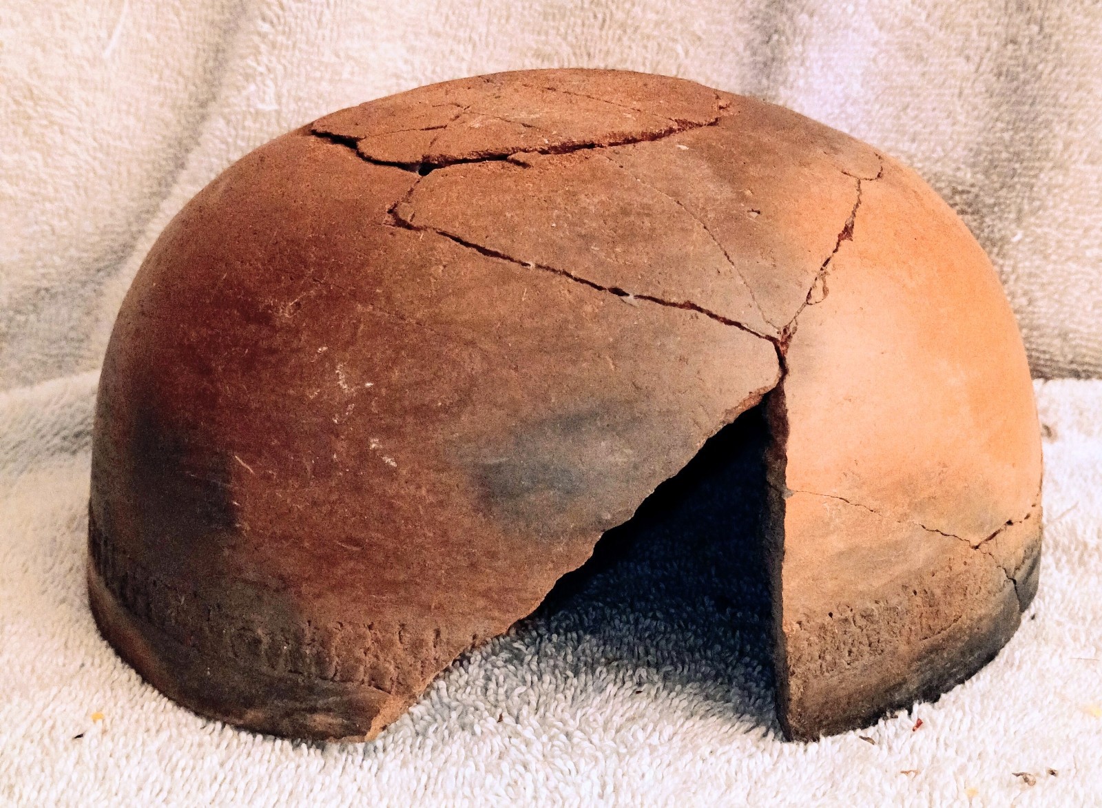 Great Antique Ancestral Pueblo Onion Skin Bowl
