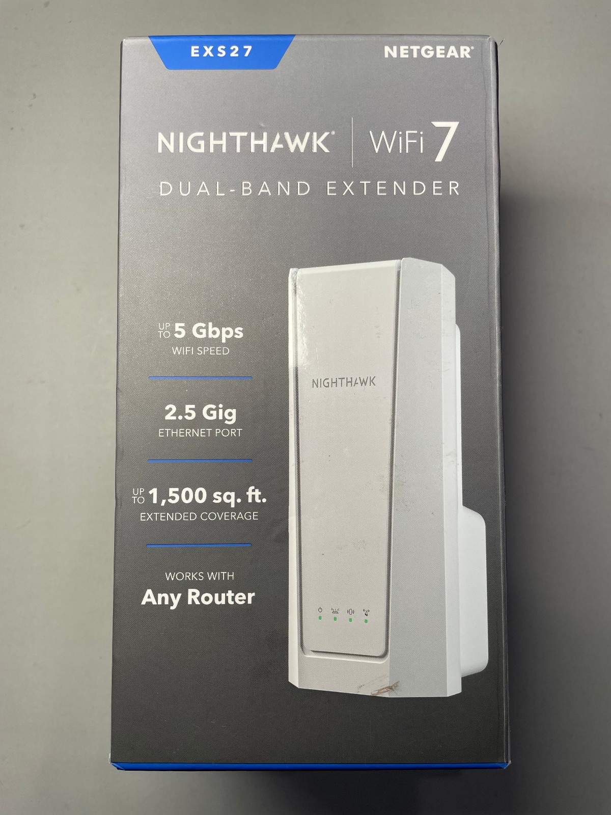 Netgear EXS27 Nighthawk WiFi 7 Dual-Band Extender - EXS27-100NAS