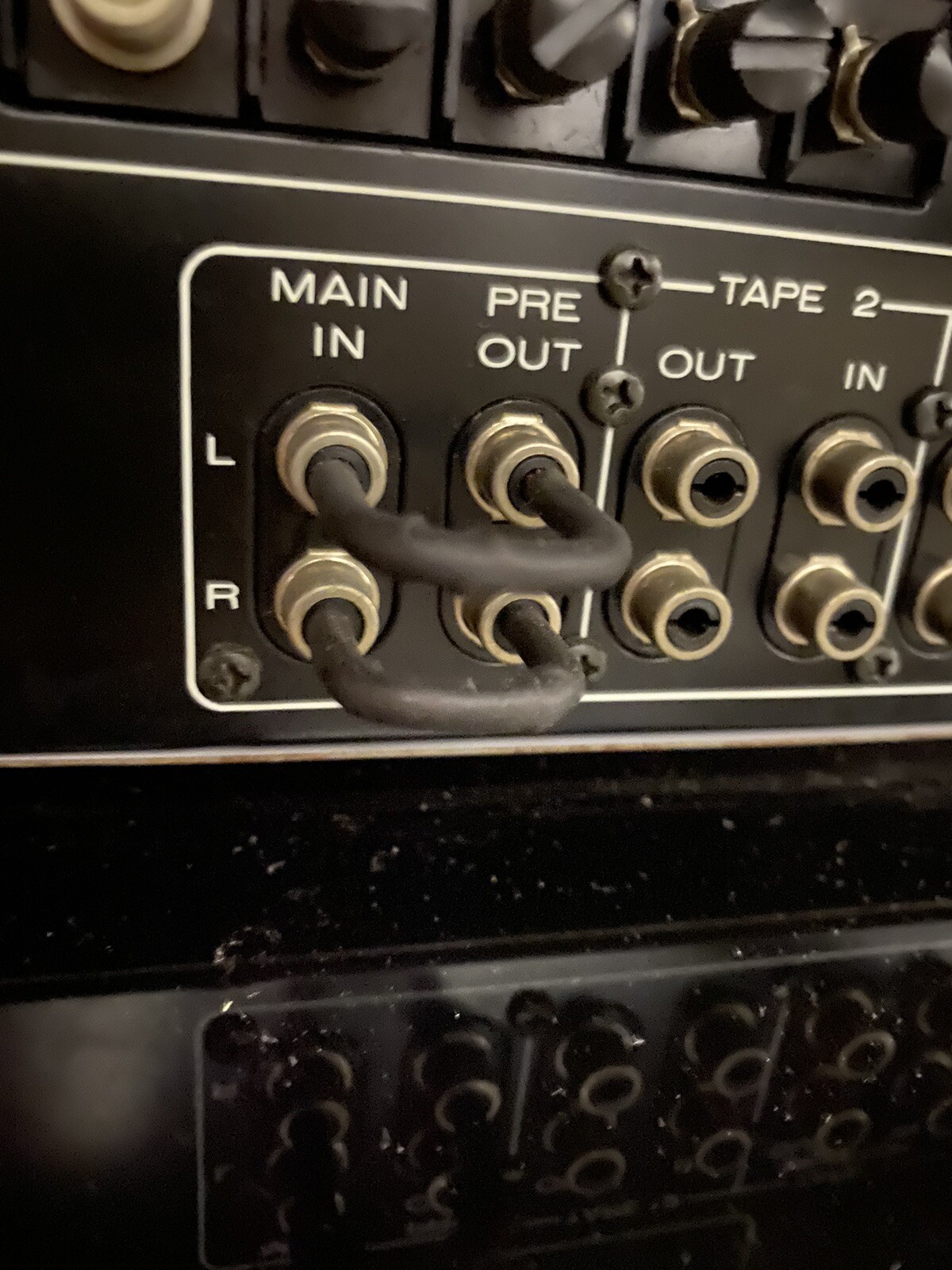 One Pair custom Receiver Jumpers, Main In/ Pre Out Jumpers For Vintage Receiver