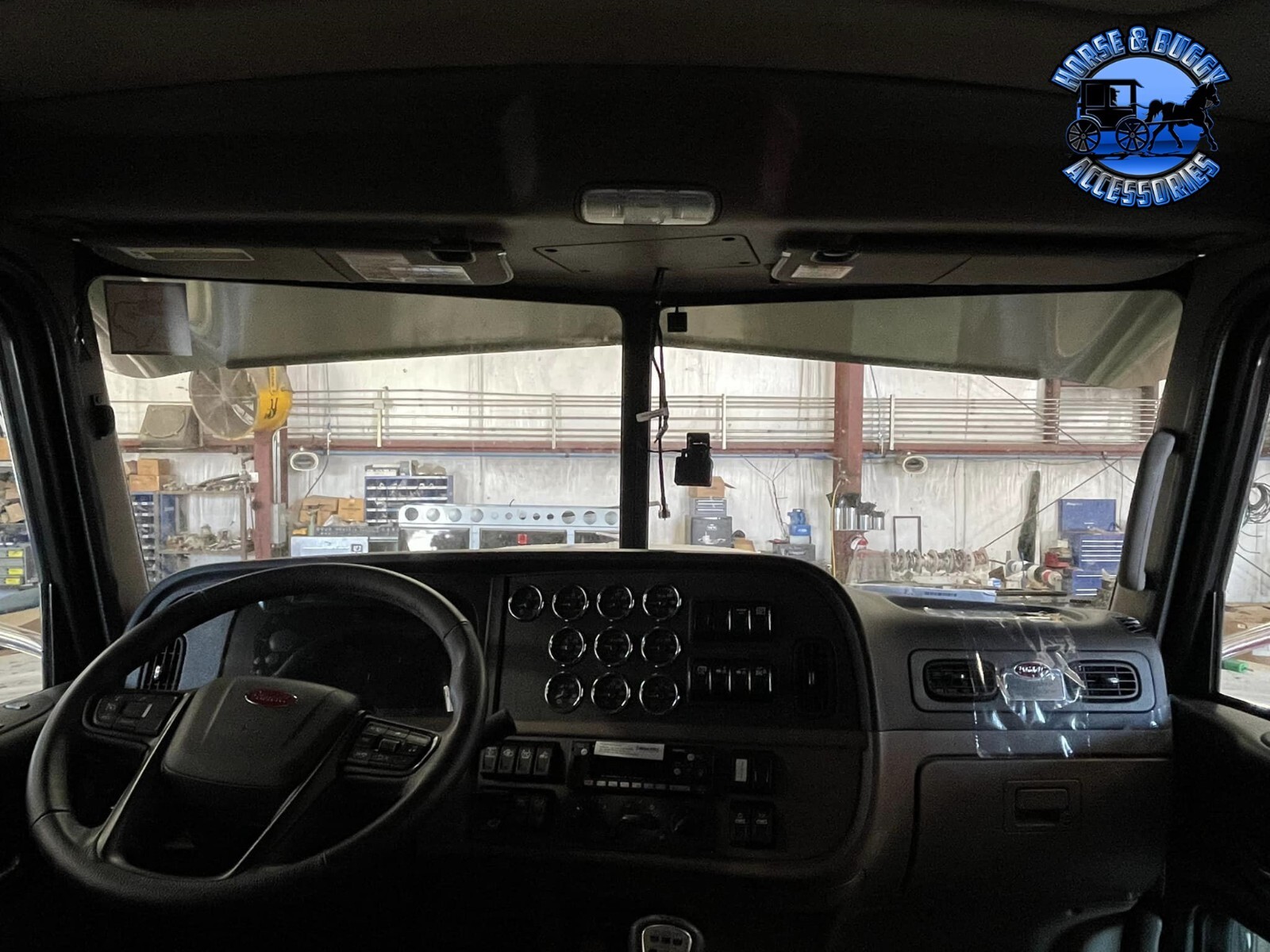 Rollin low "timeless" 9"x5" Peterbilt visor reverse bowtie 304 stainless nu-1053