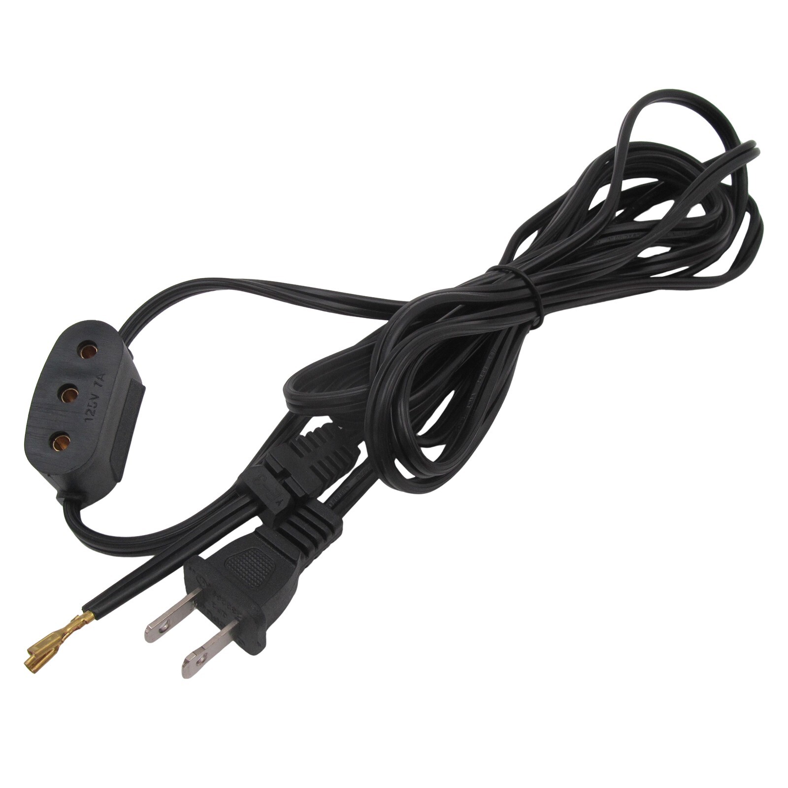 Power Cord 110V Double Lead for Singer 15-88, 15-91, 201, 206, 221K, 222K, 306