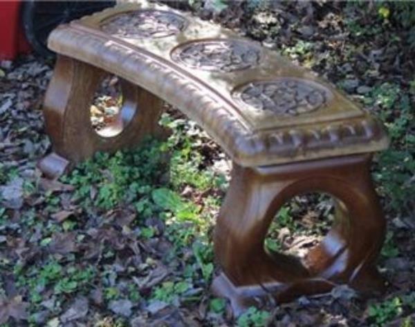 Concrete Cement Bench leg Mold Omega Leg Mold for Concrete 1/4" material