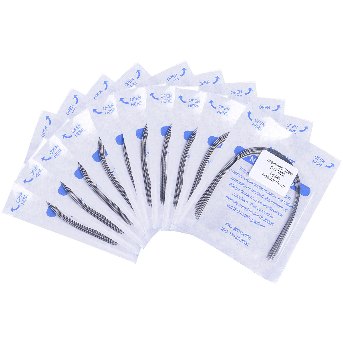 AZDENT Dental Orthodontic Arch Wires Stainless Steel Natural Form Rectangular