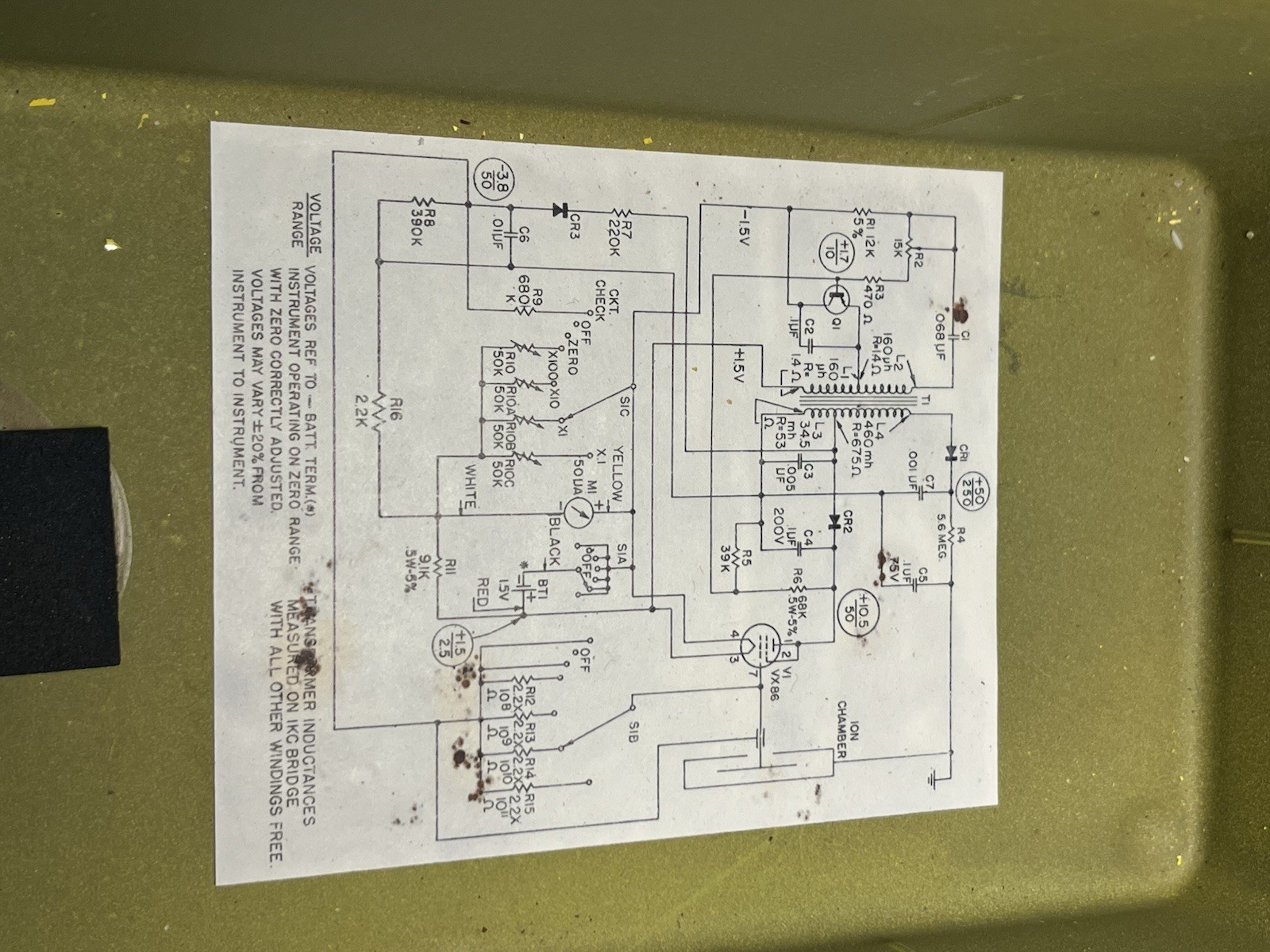 Victoreen Civil Defense Geiger Counter, Item # CDV-700, Model No. 6B