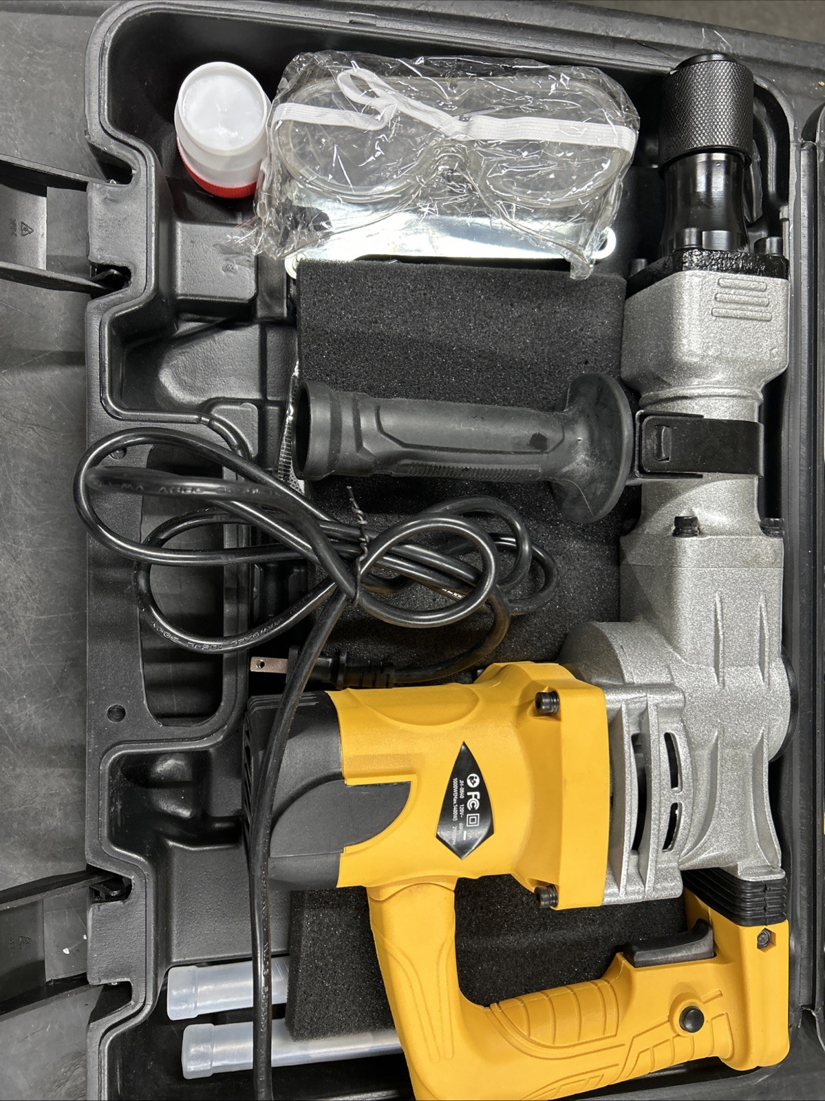 Demolition Jack Hammer, 1400W Electric Jackhammer Heavy Duty, 2900 BPM Jack Hamm