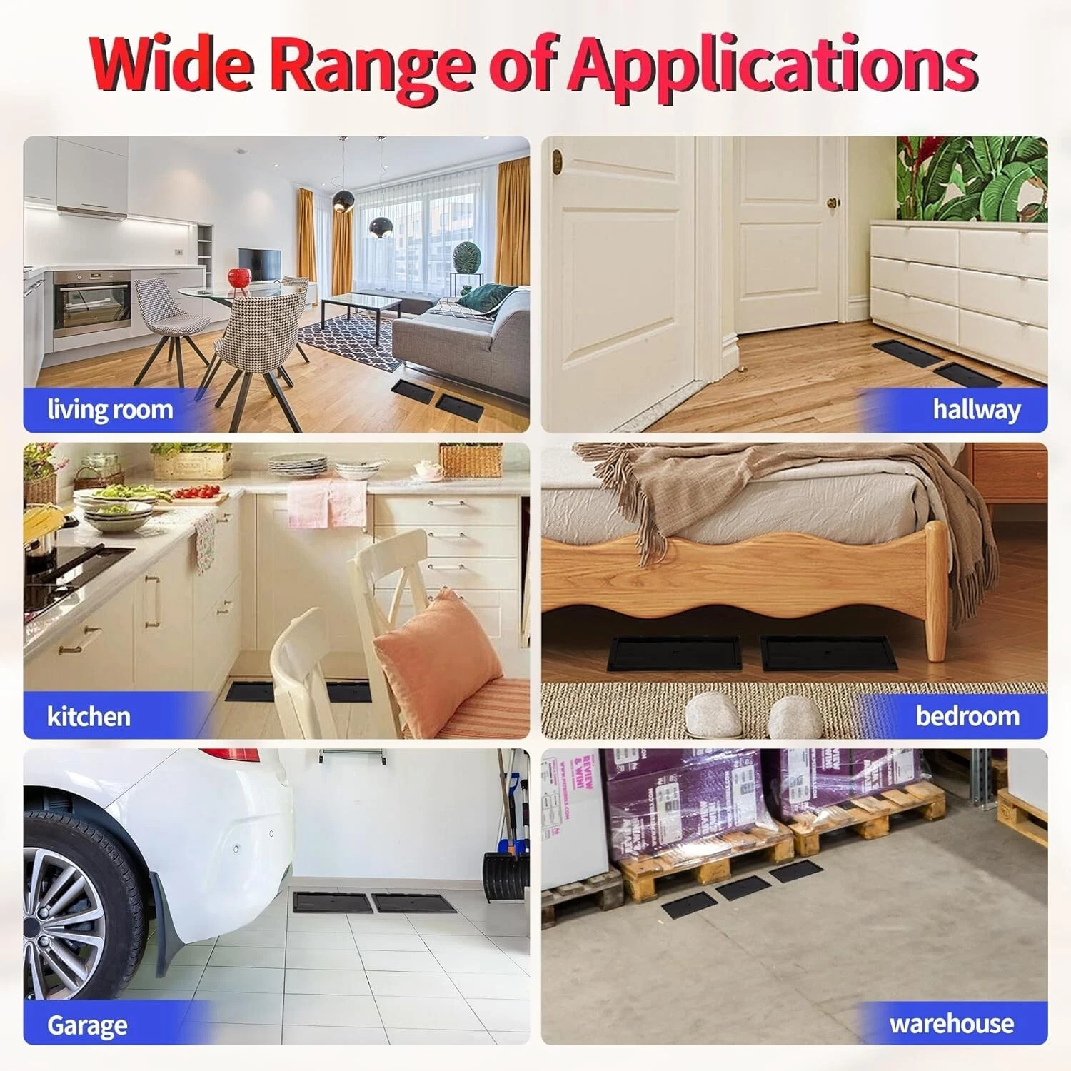 48 Pack Large Glue Traps, Pre-Baited Heavy Duty Non-Toxic Bulk Glue Mouse Traps