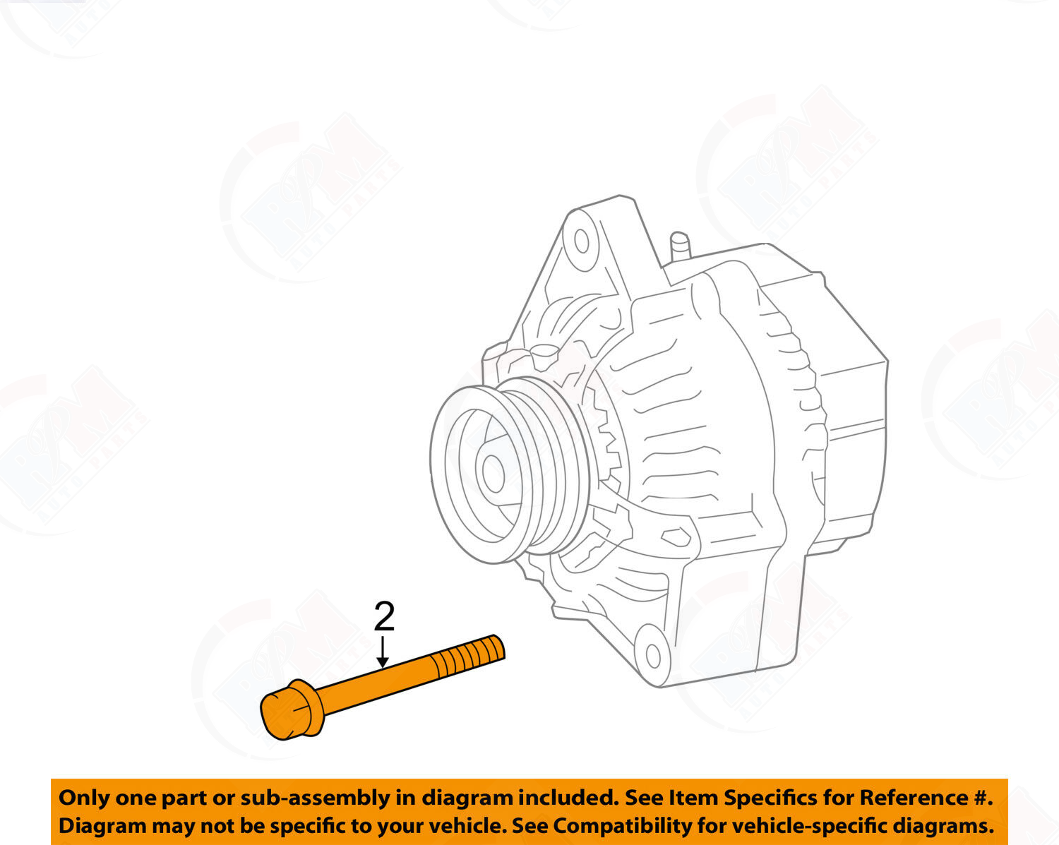 GENUINE Alternator Mount Bolt 90105-10075 for Toyota & Lexus =