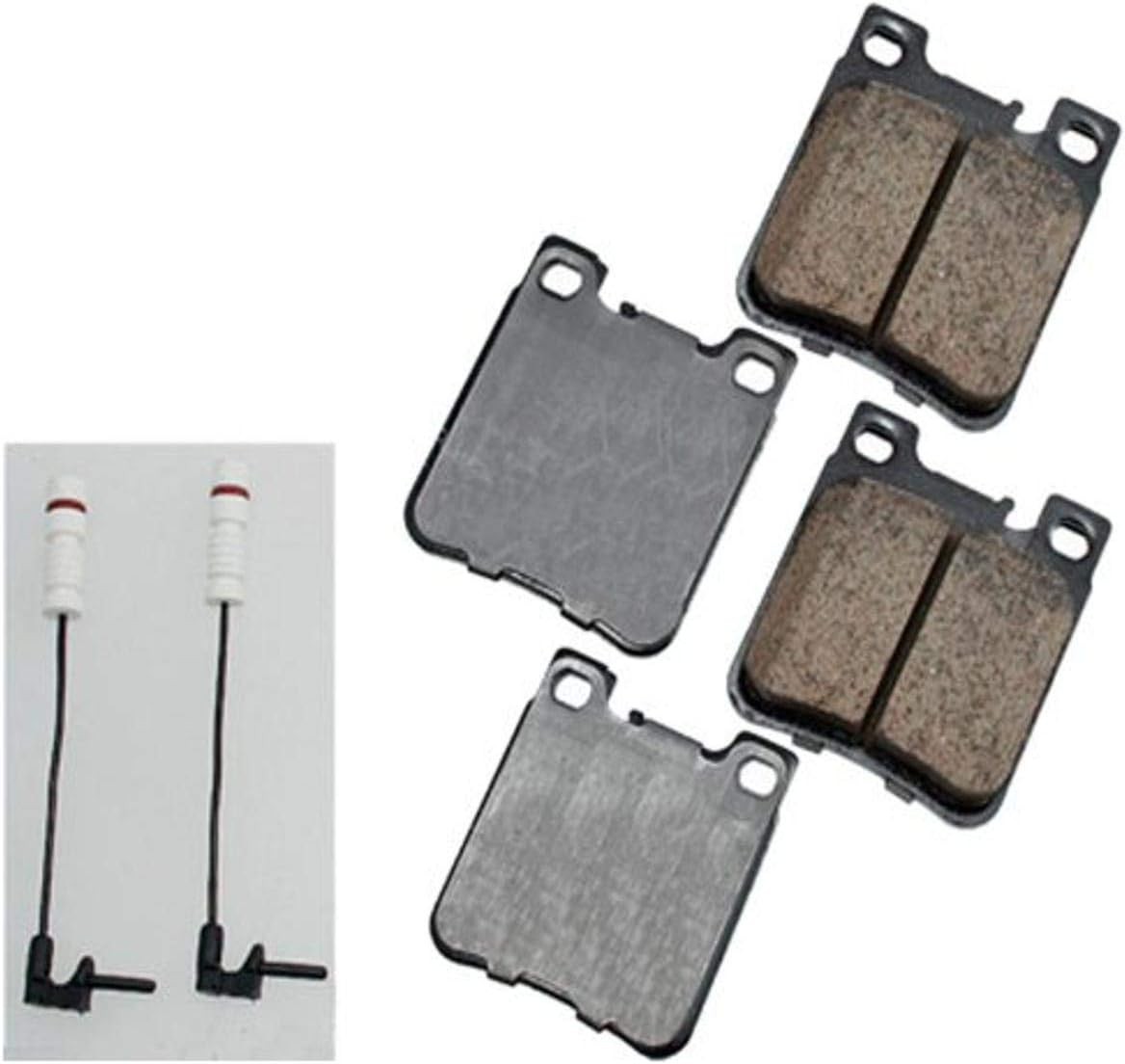 Rear Disc Brake Pad Set OES AKEBONO EUR603 for Mercedes-Benz, Chrysler