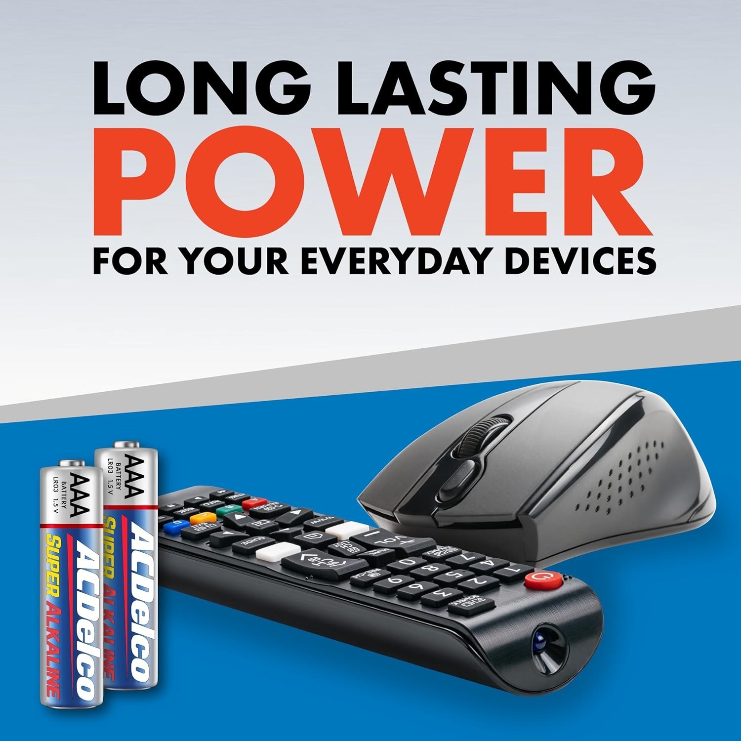 ACDelco AAA LR03 1.5V Super Alkaline Batteries, 48-Count