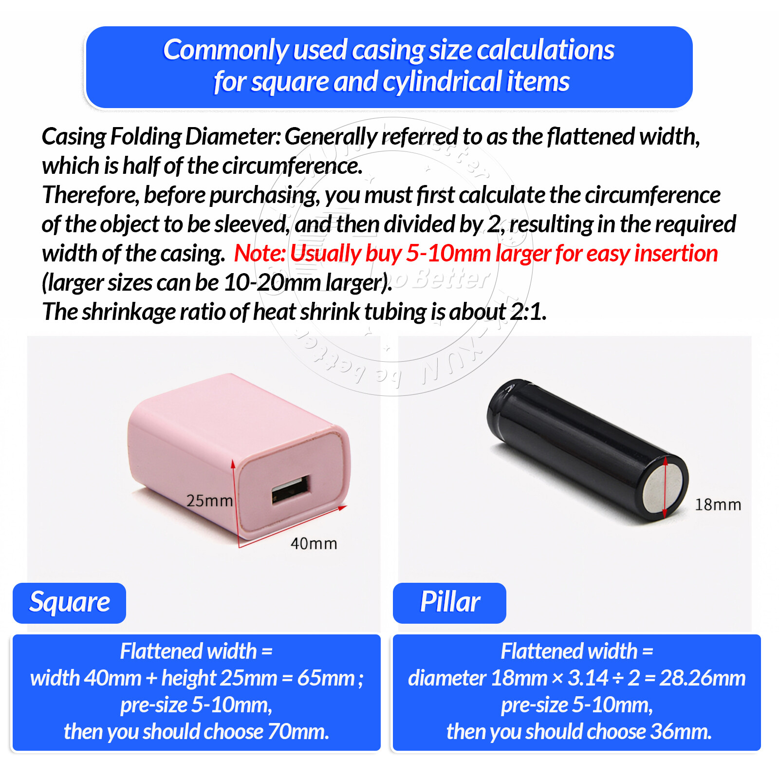 PVC Heat Shrink Tubing Wrap RC Battery Pack 7mm-500mm Wide LiPO NiMH NiCd Clear