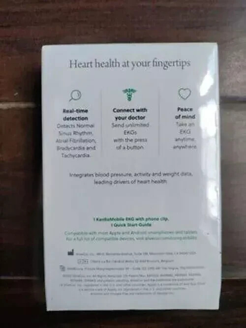 AliveCor AC-009-UA-DI KardiaMobile Wireless Personal EKG Monitor