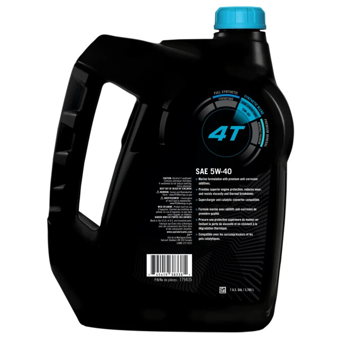 BRP 779435 XPS Marine 5W40 4T Synthenic Blend Oil Gallon BRP