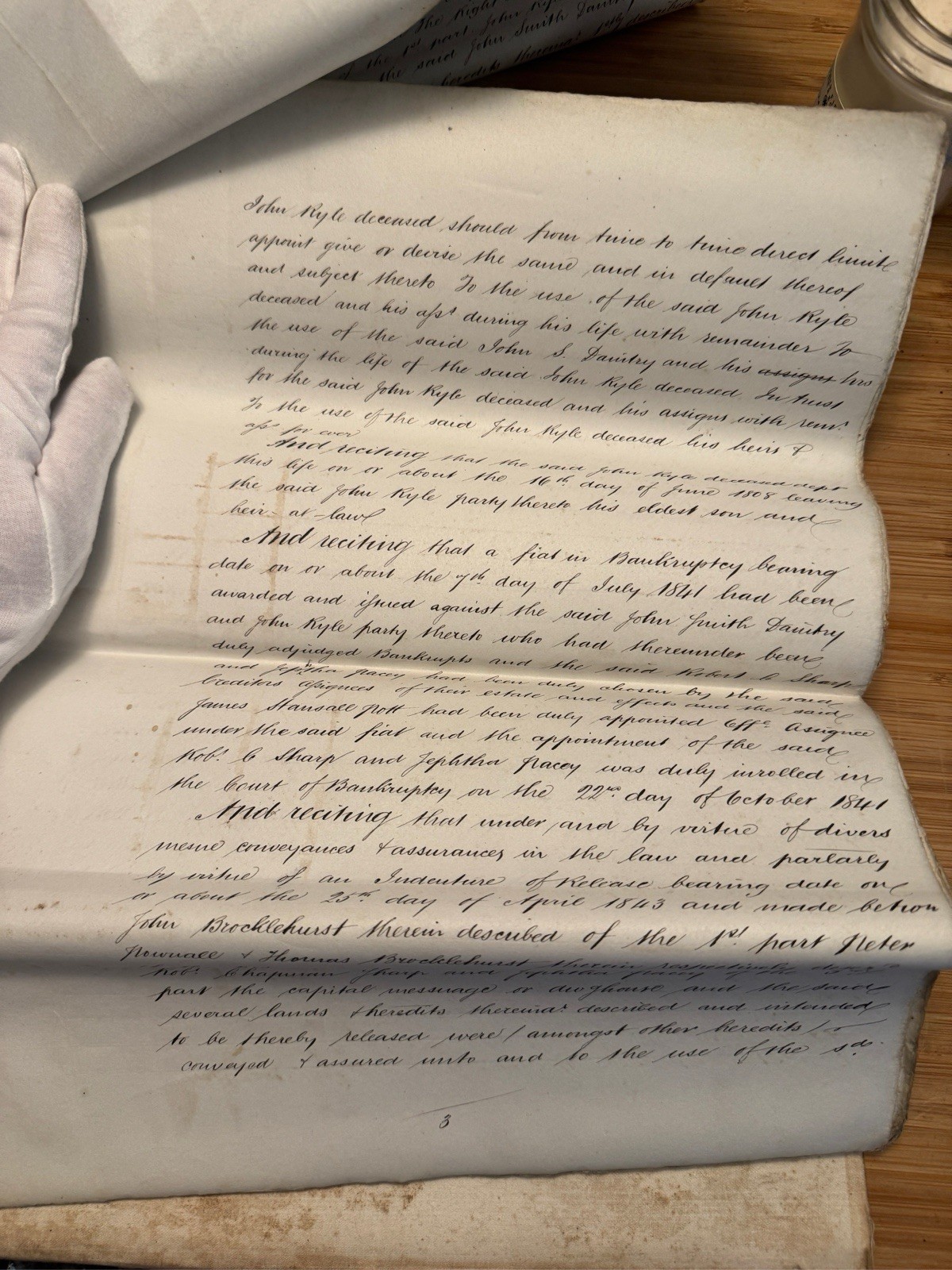 1867 Rare MASSIVE Vellum Abstract of Title Macclesfield Cheshire Manuscript 46pg